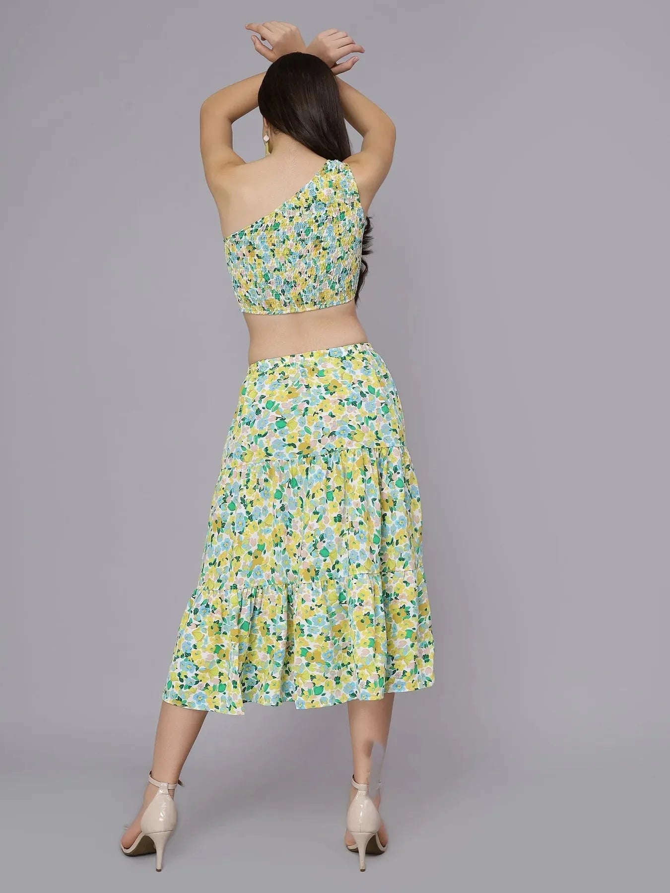 Spring Floral Two Piece Set