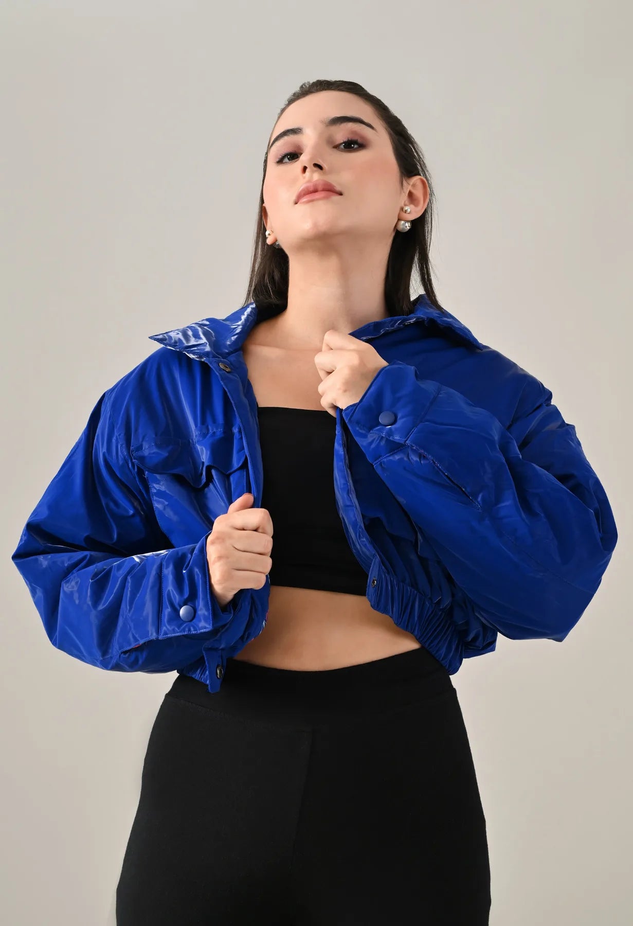 Sky Snap Bomber Jacket