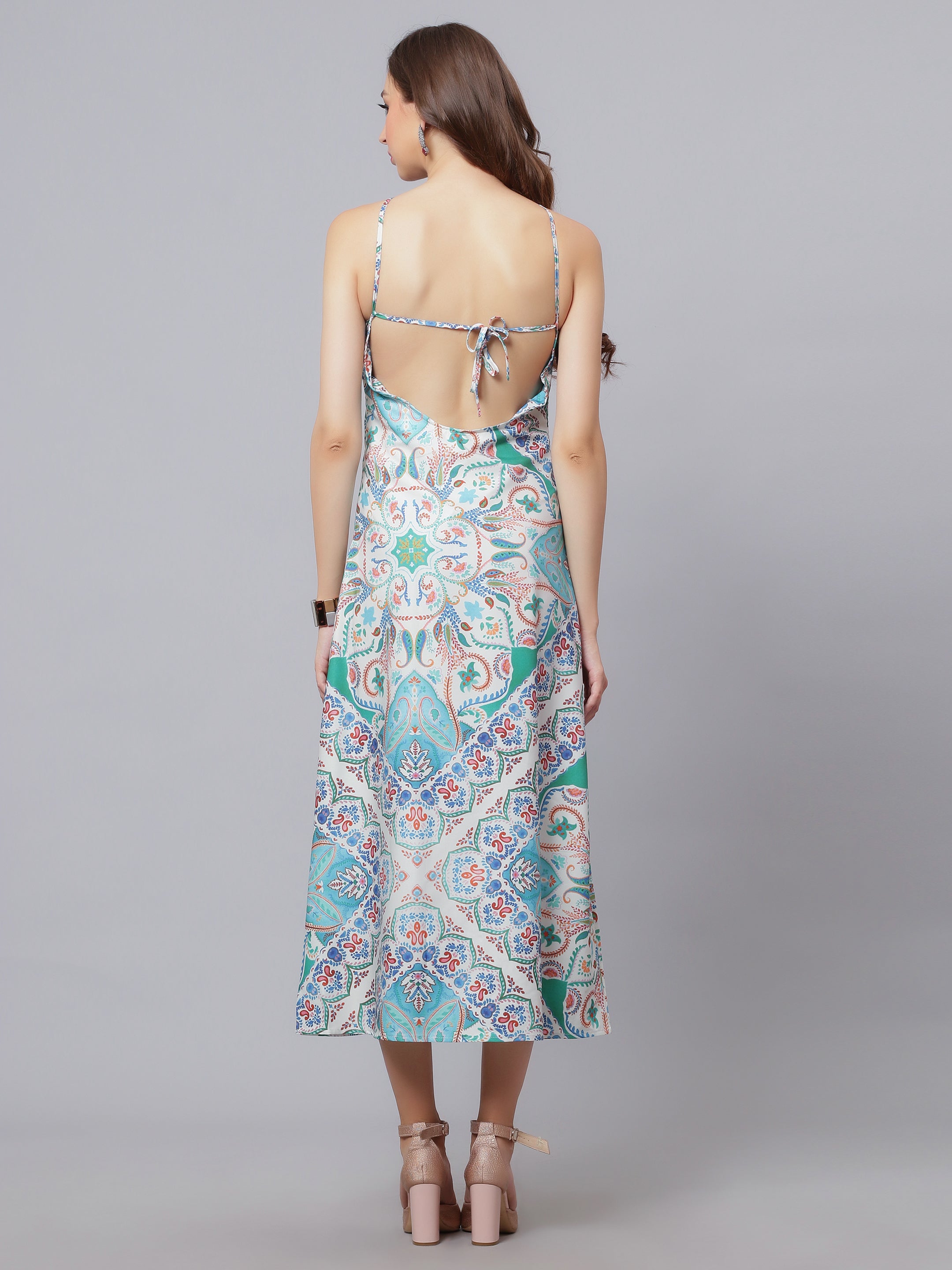 Geometric Printed Dress