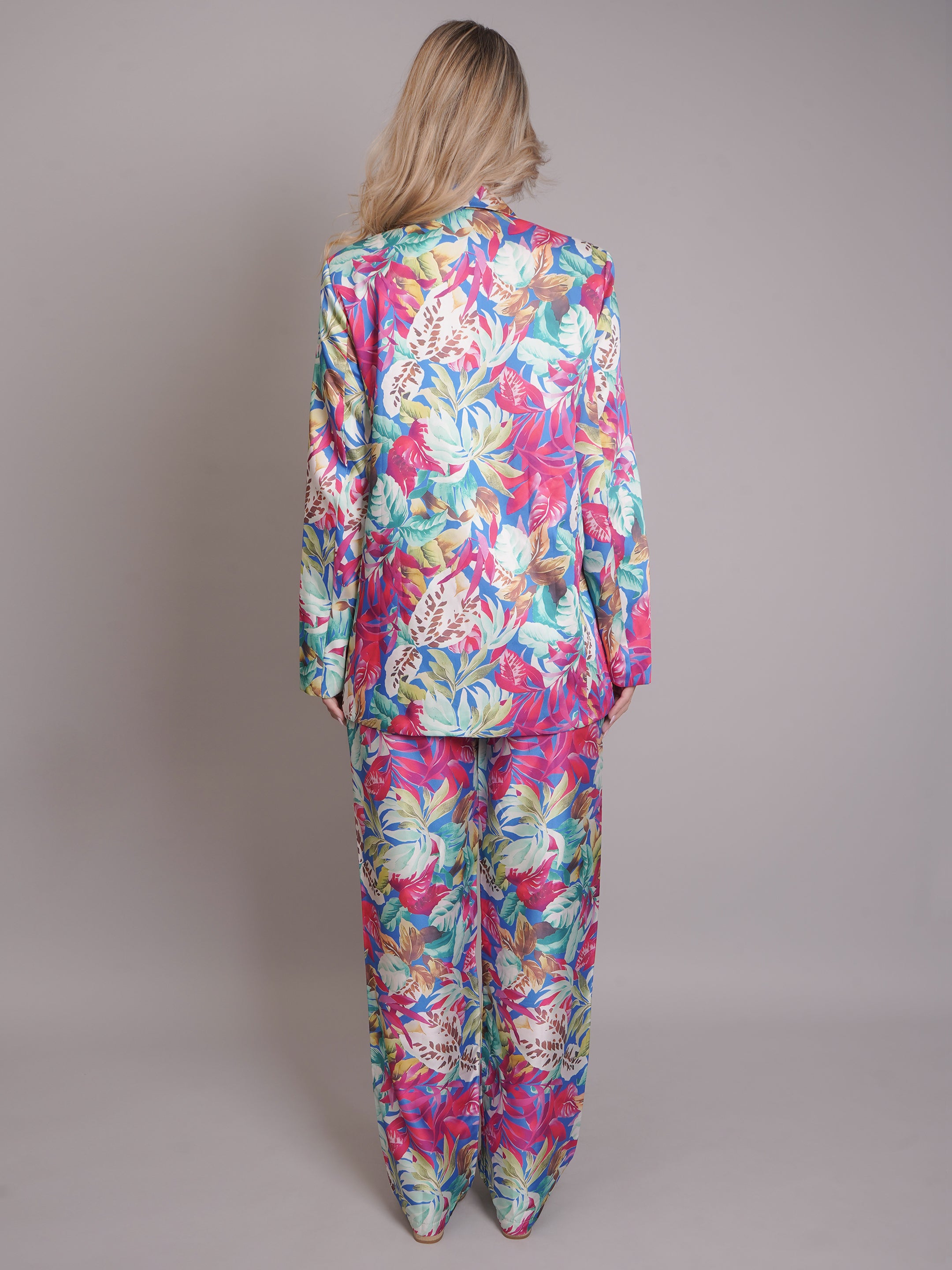 Floral Printed Pant Suit