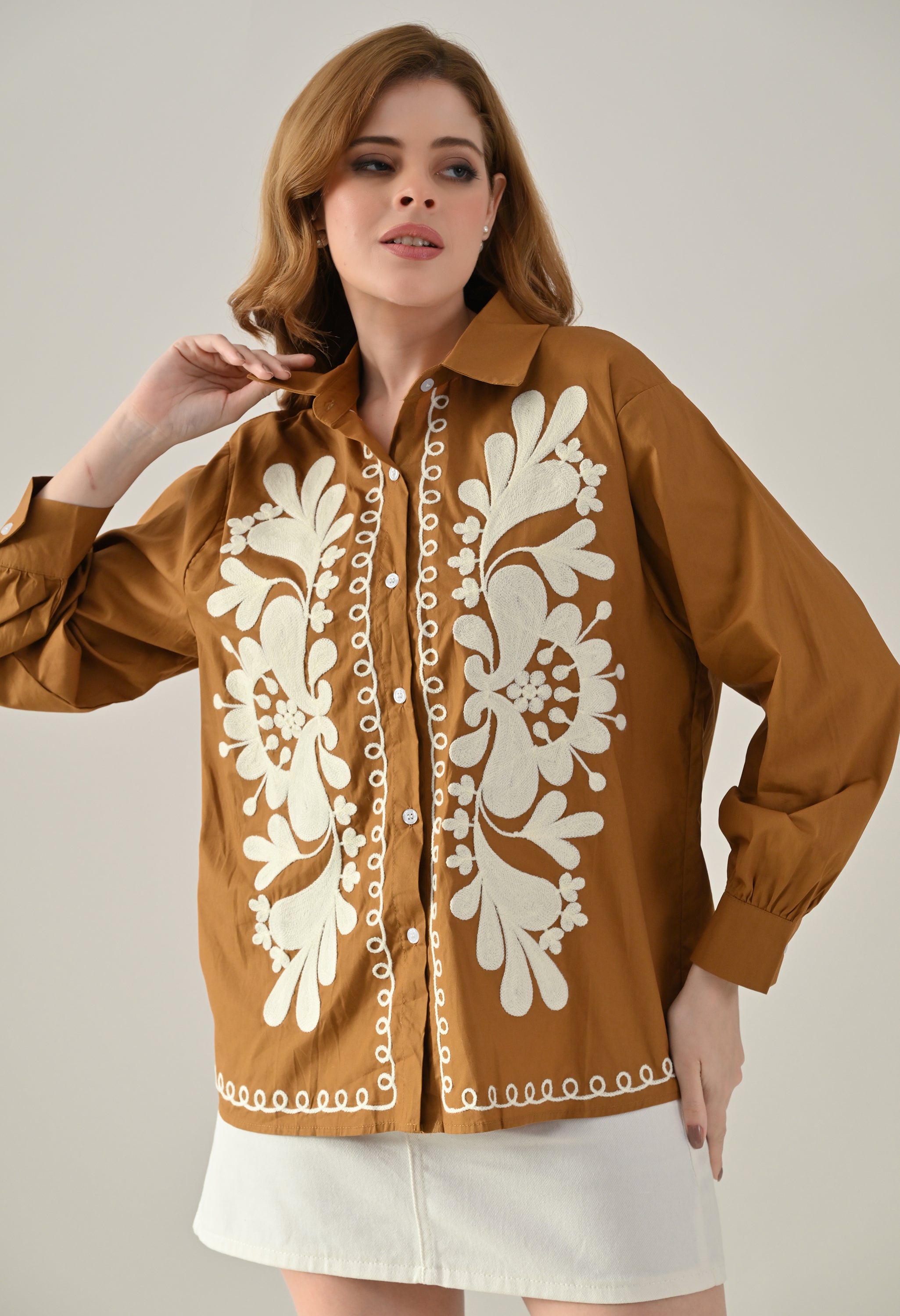 Threadwork Embroidered Shirt