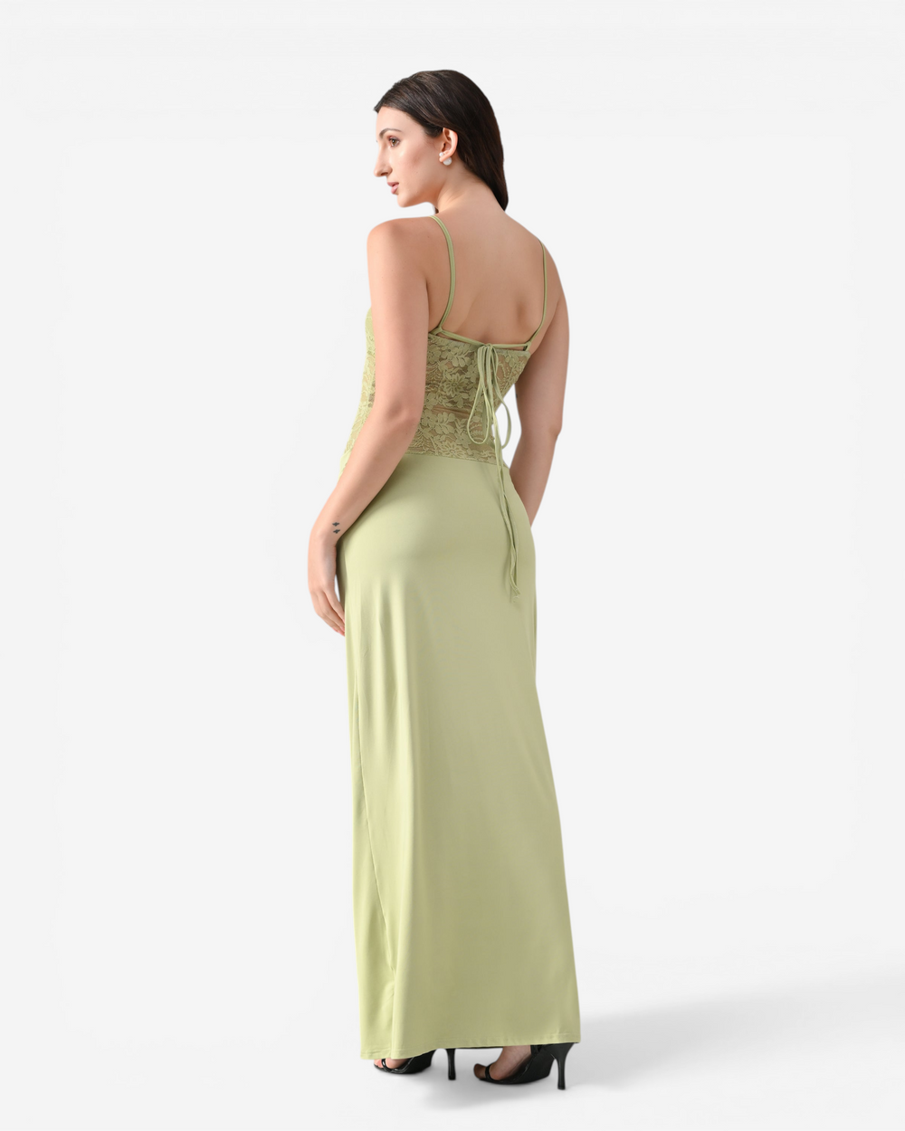 Lace Bodice Maxi Dress