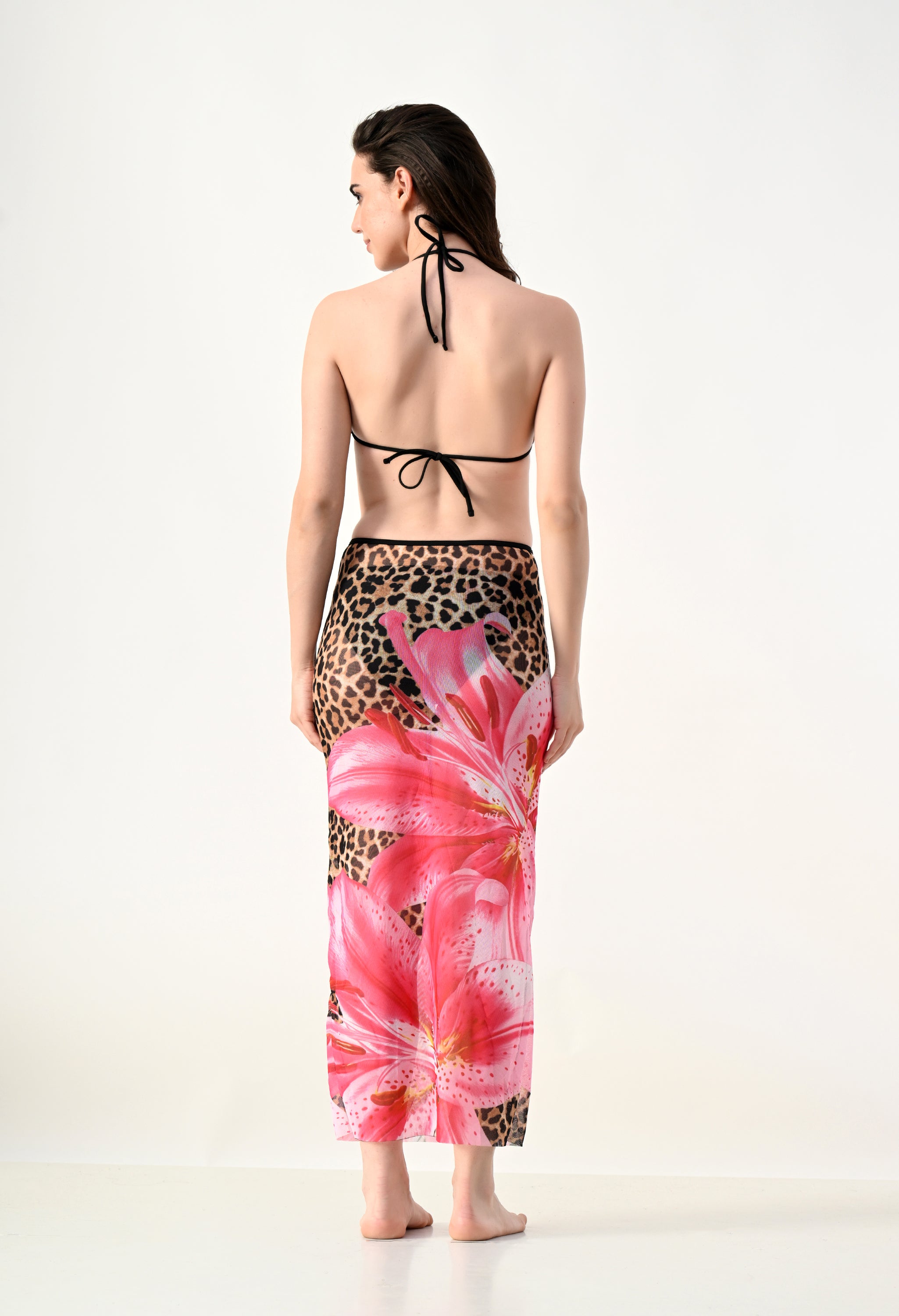 Floral Bikini & Skirt Set