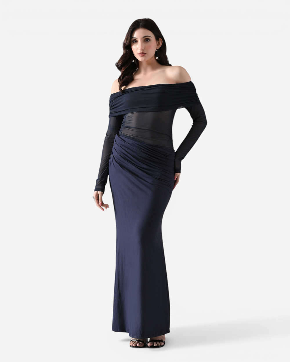 Luna Mesh Maxi Dress