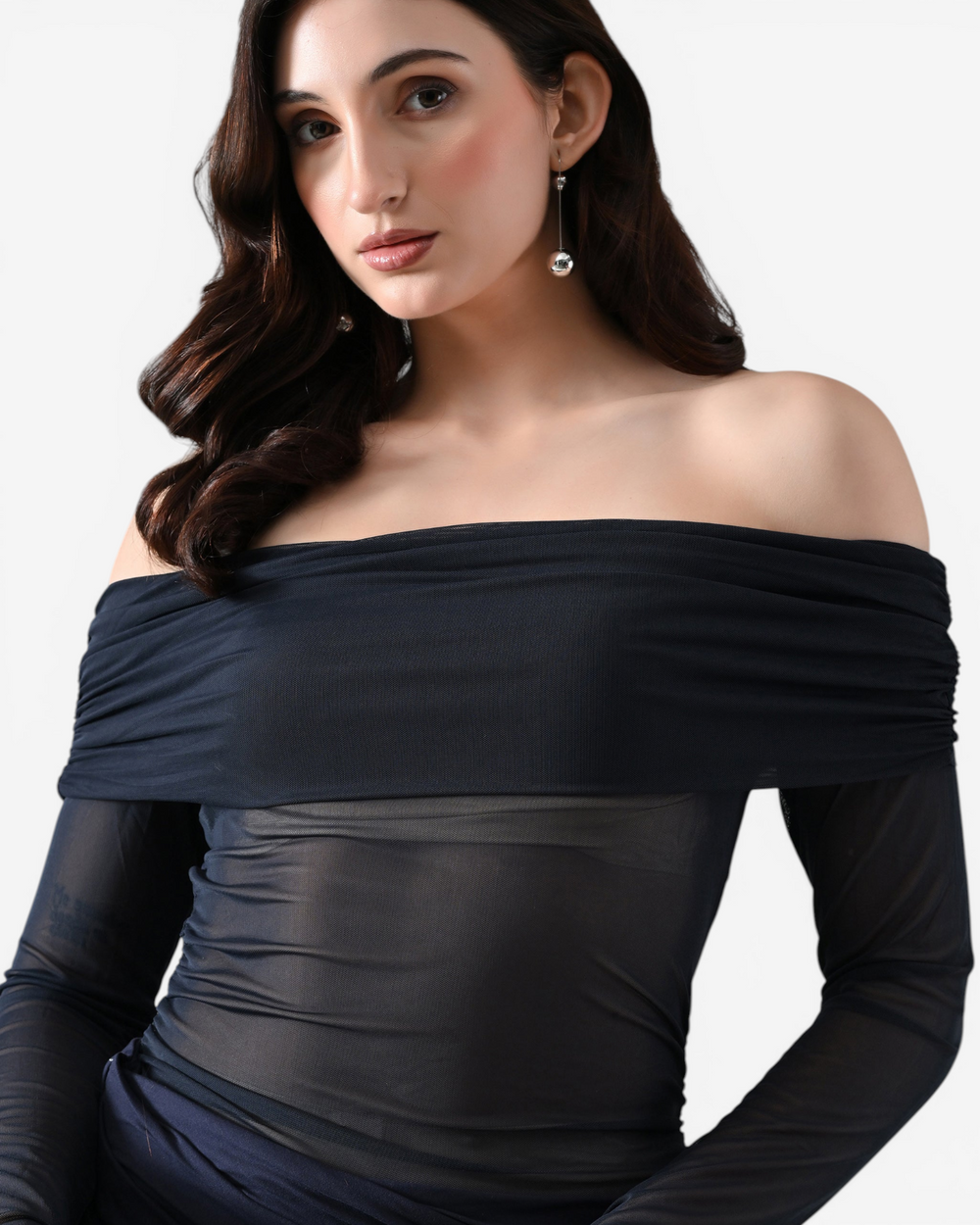 Luna Mesh Maxi Dress