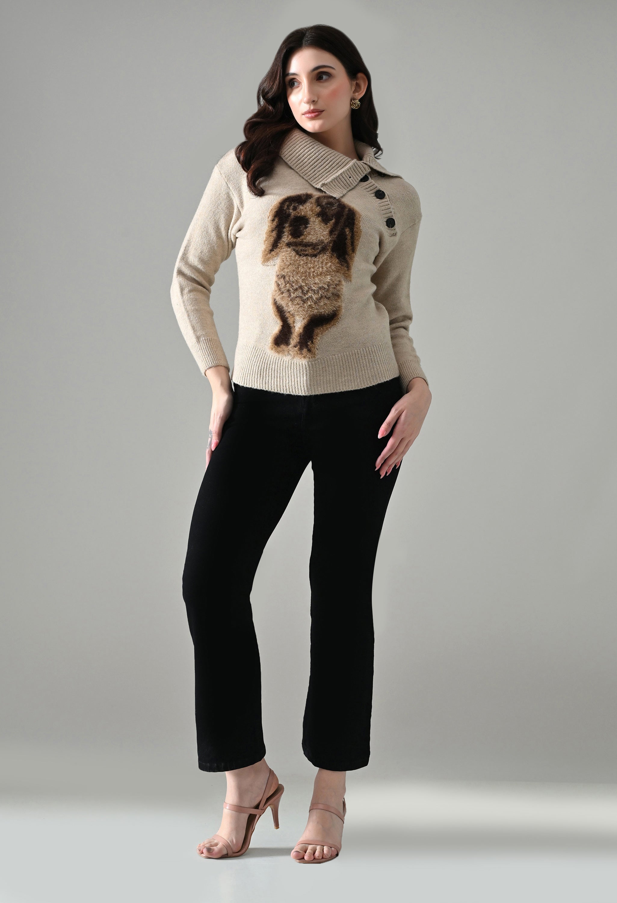 Playful Critter Sweater