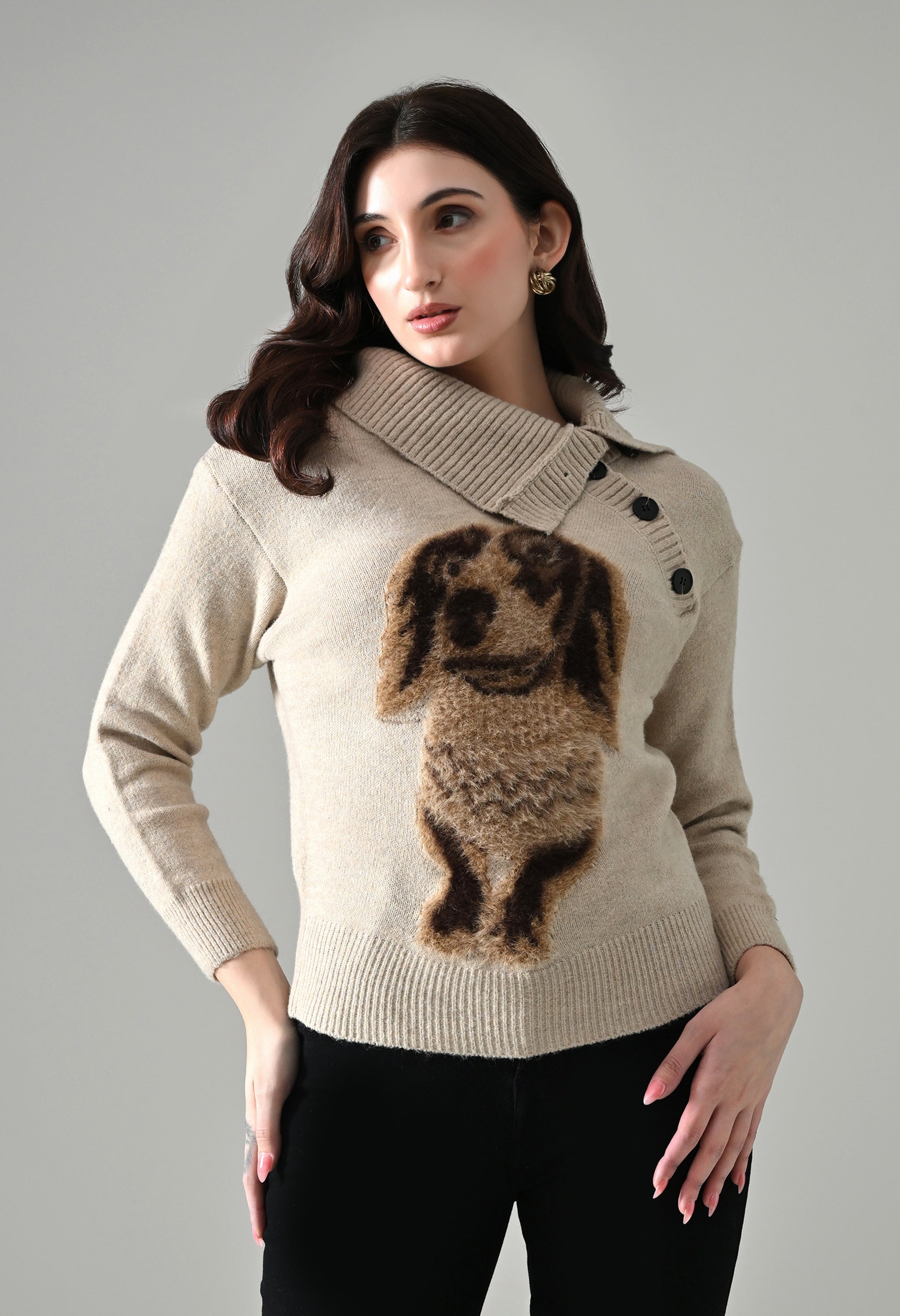 Playful Critter Sweater