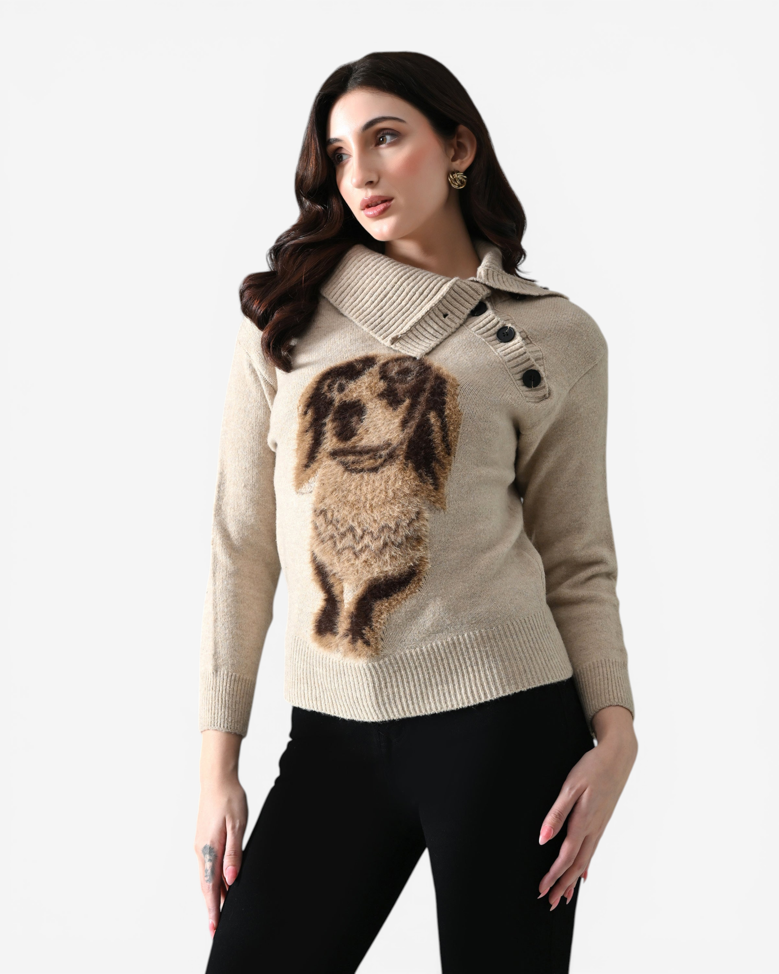 Playful Critter Sweater