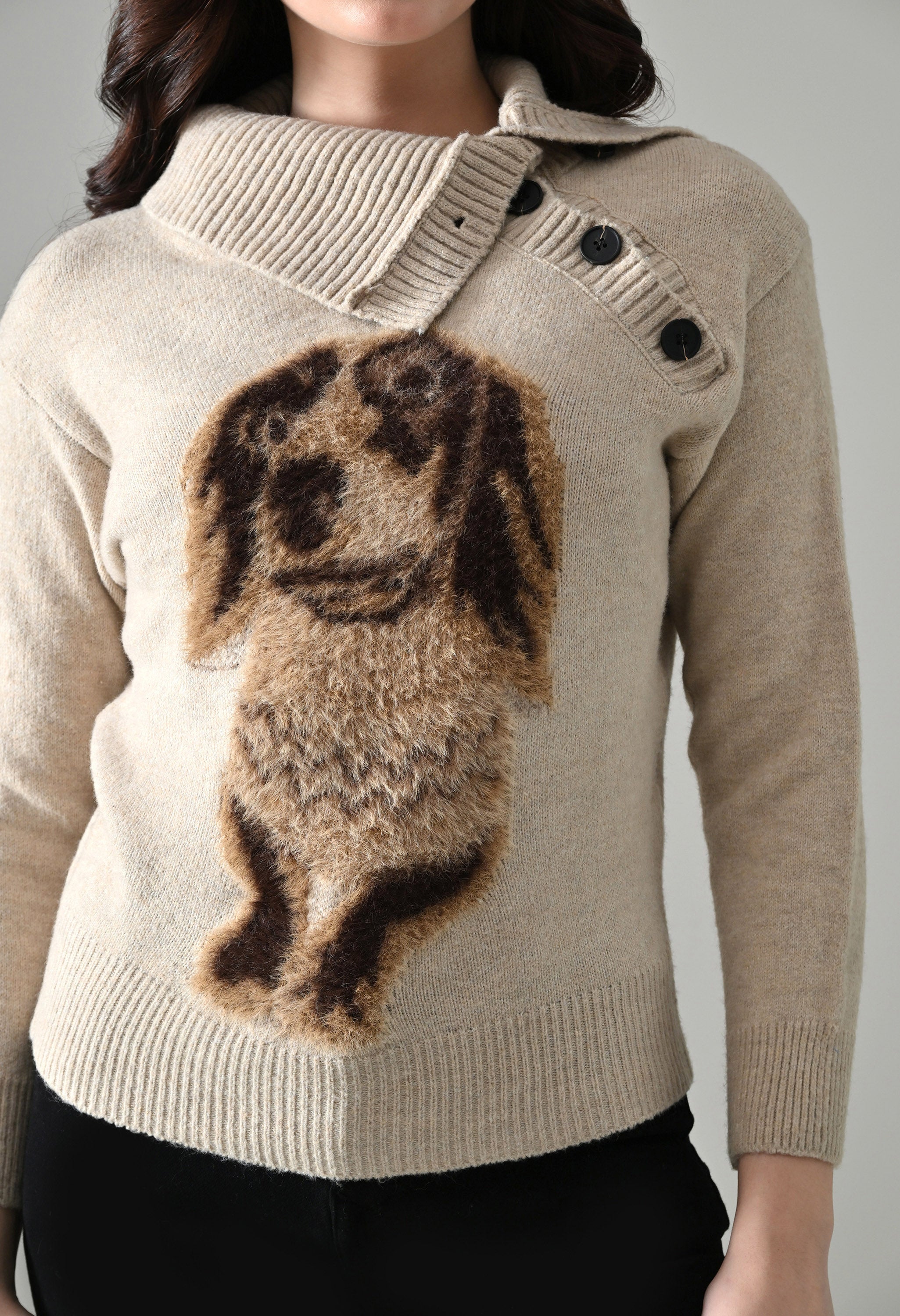 Playful Critter Sweater