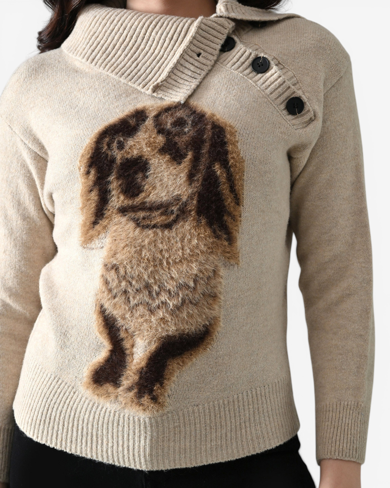Playful Critter Sweater