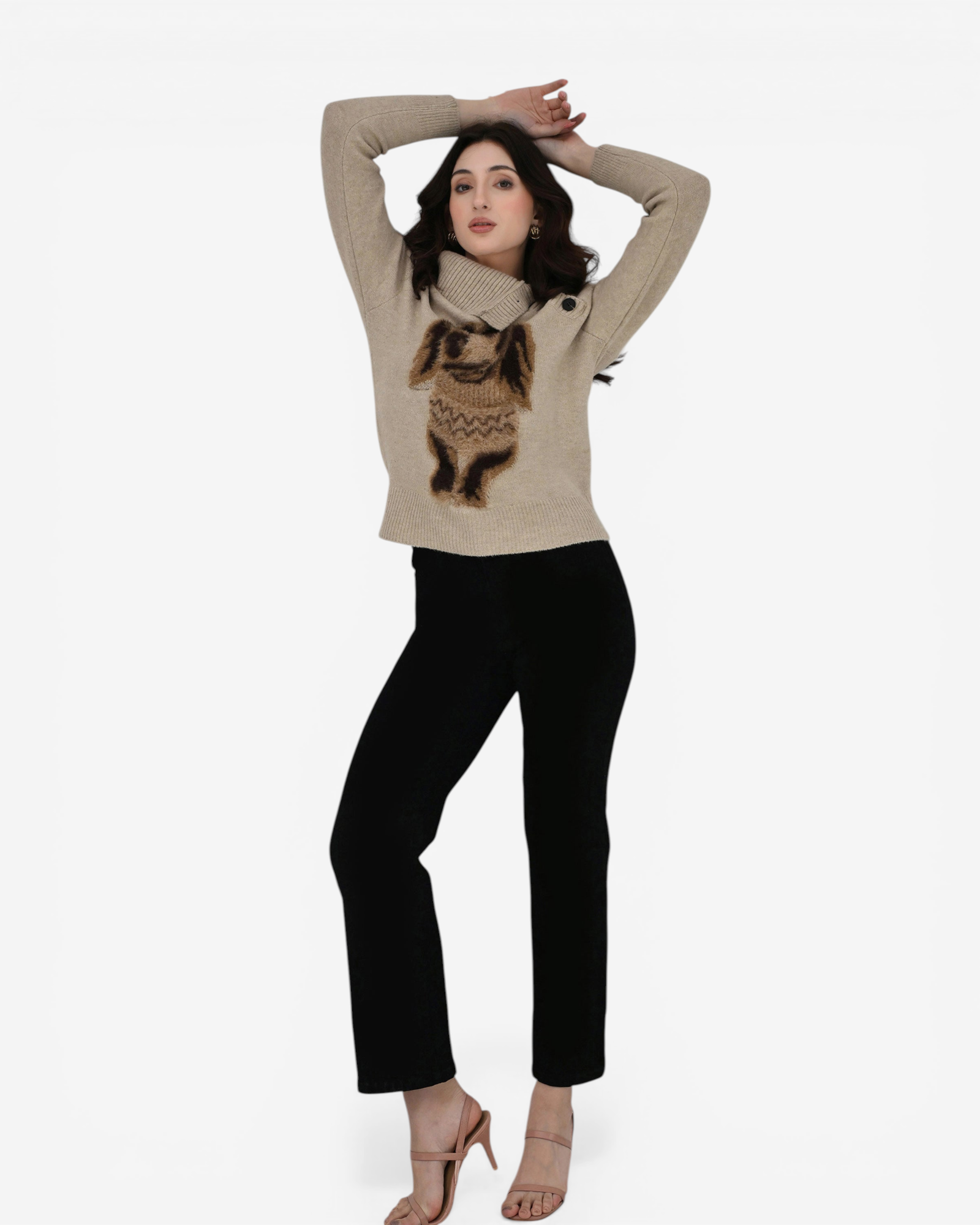 Playful Critter Sweater