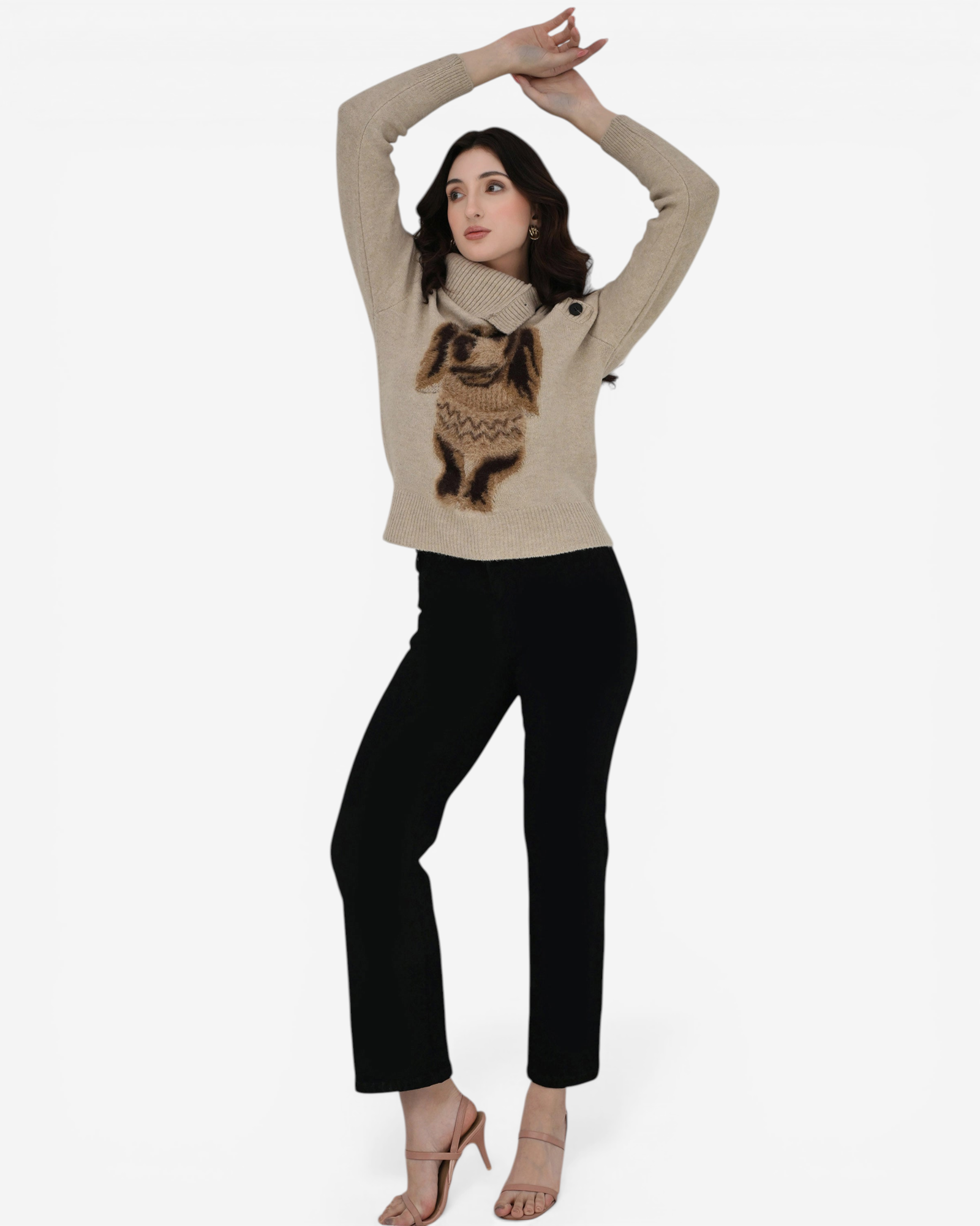 Playful Critter Sweater