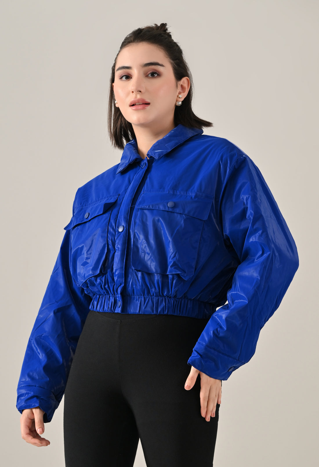 Sky Snap Bomber Jacket