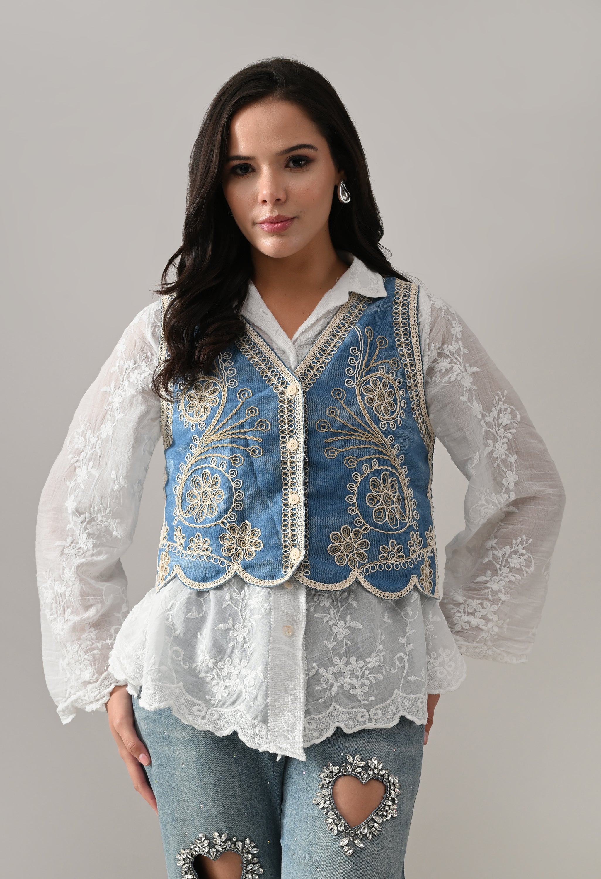 Bluebell Shirt Vest Set