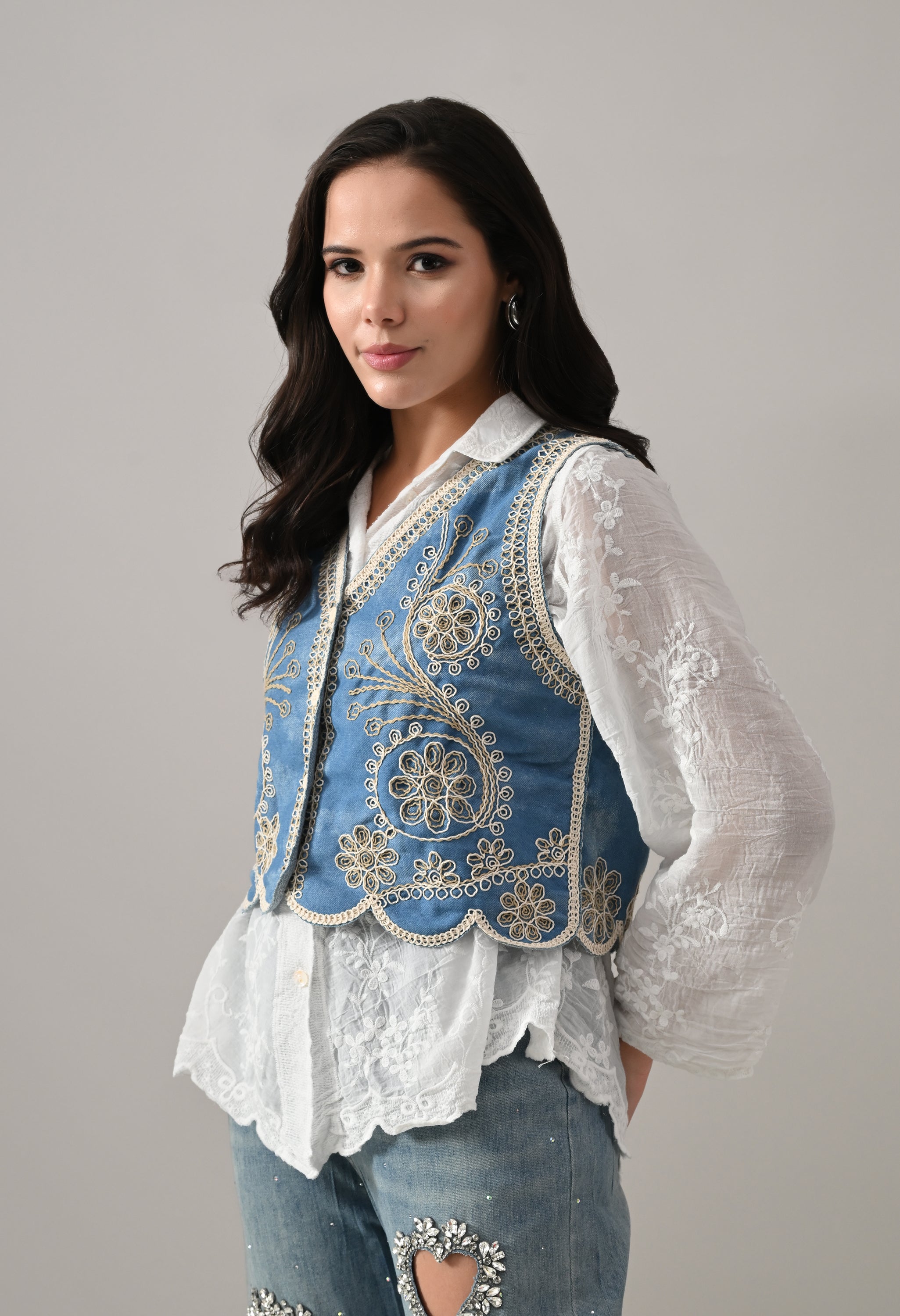 Bluebell Shirt Vest Set