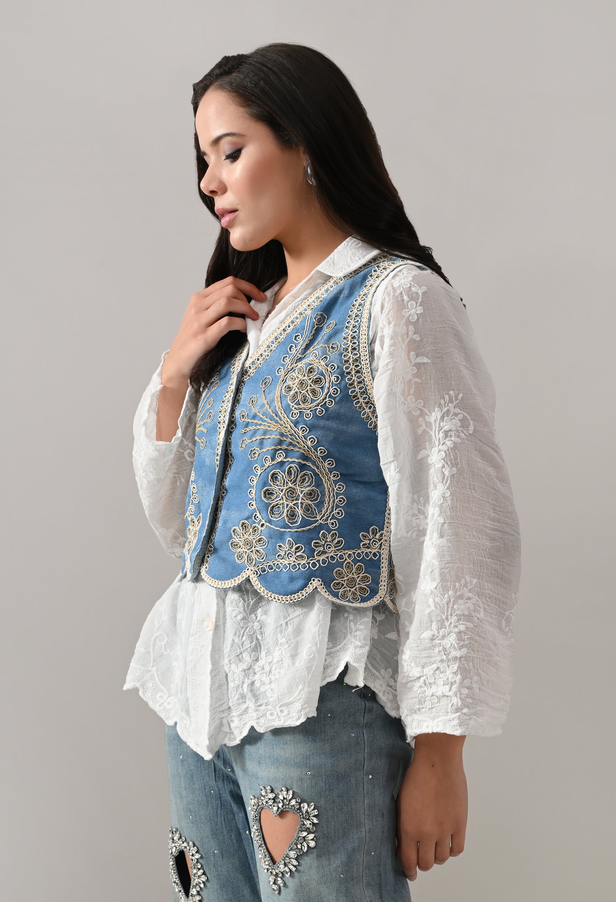 Bluebell Shirt Vest Set