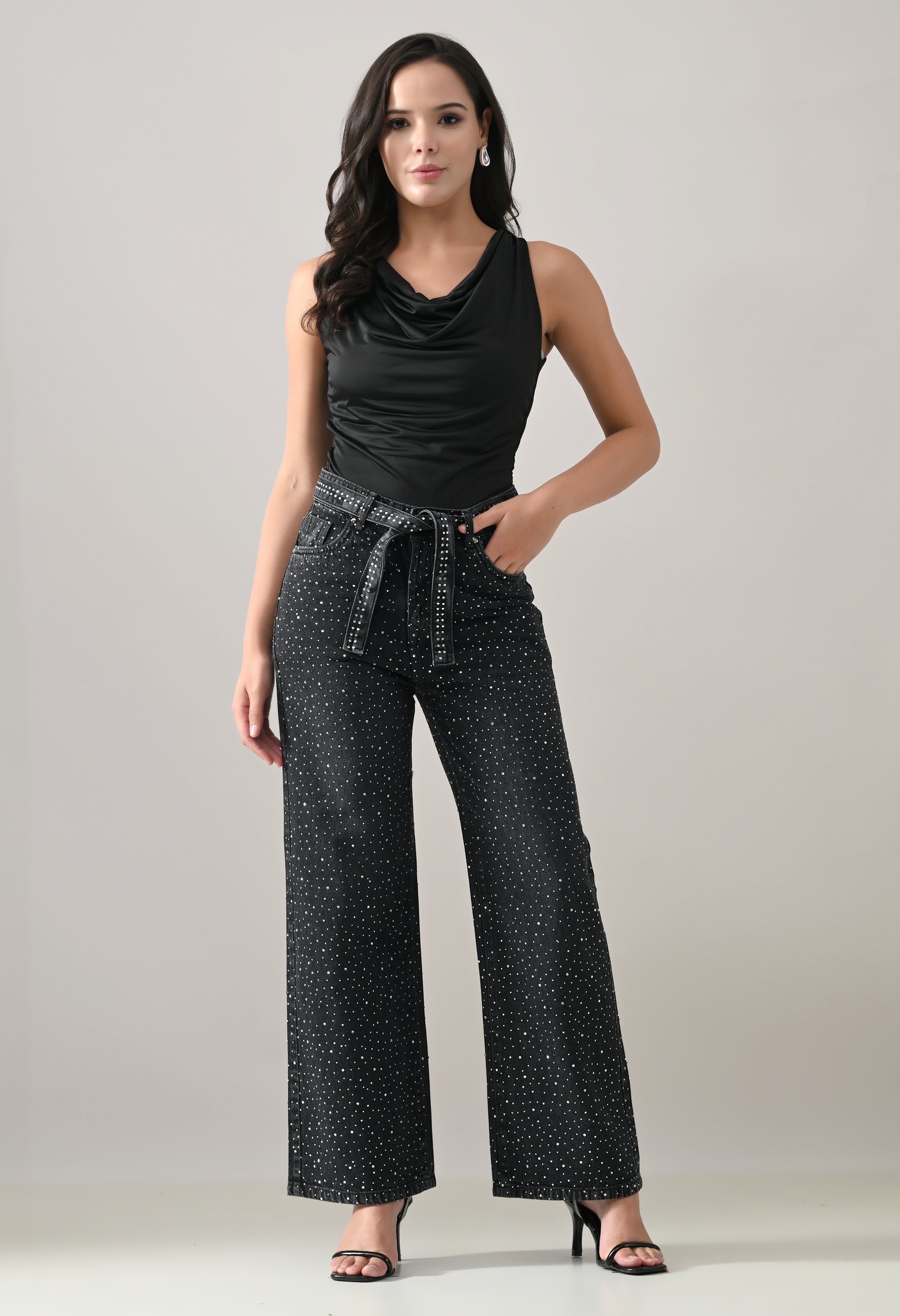 Crystal Embellishment Jeans