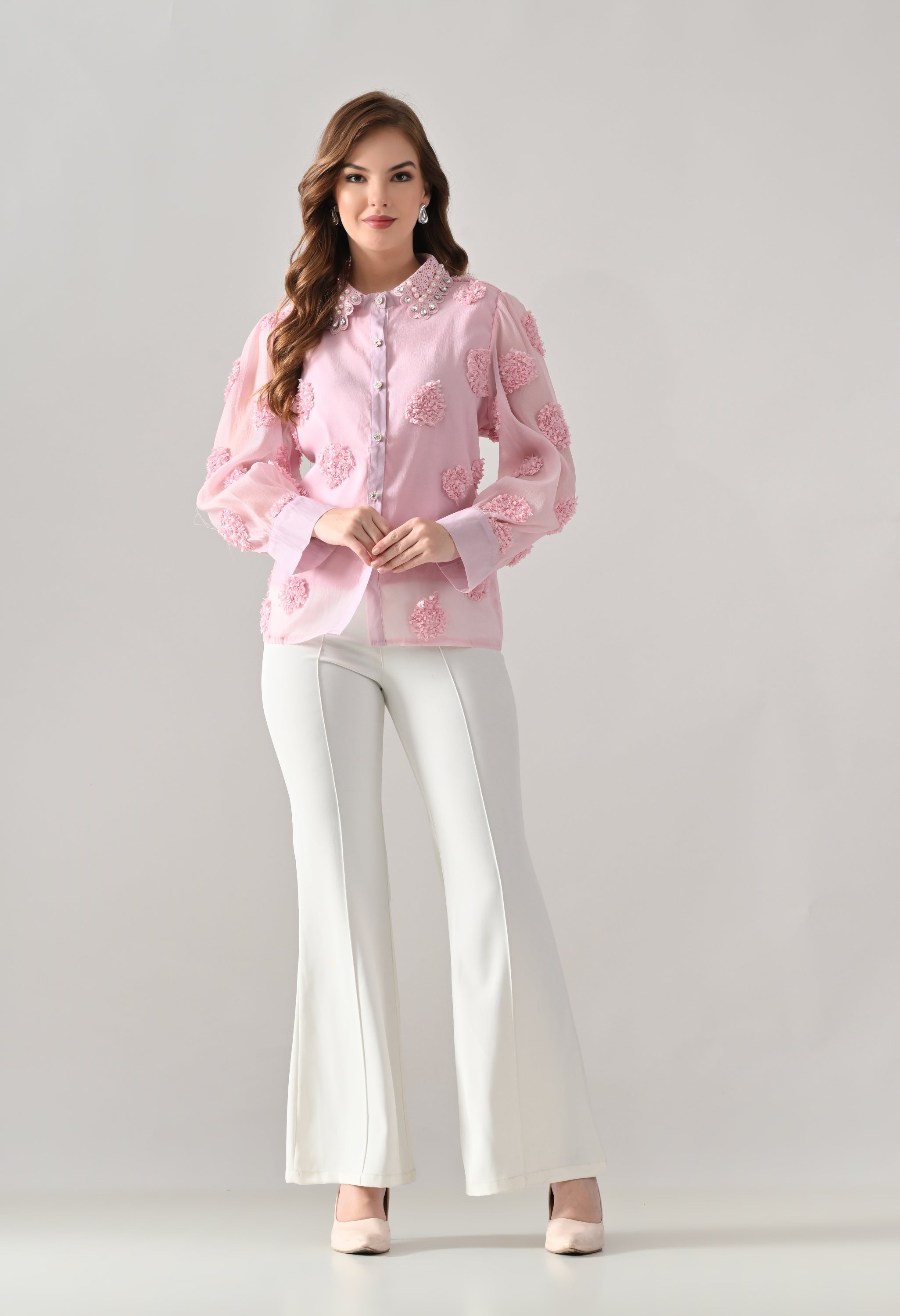 Pearl Embellished Shirt