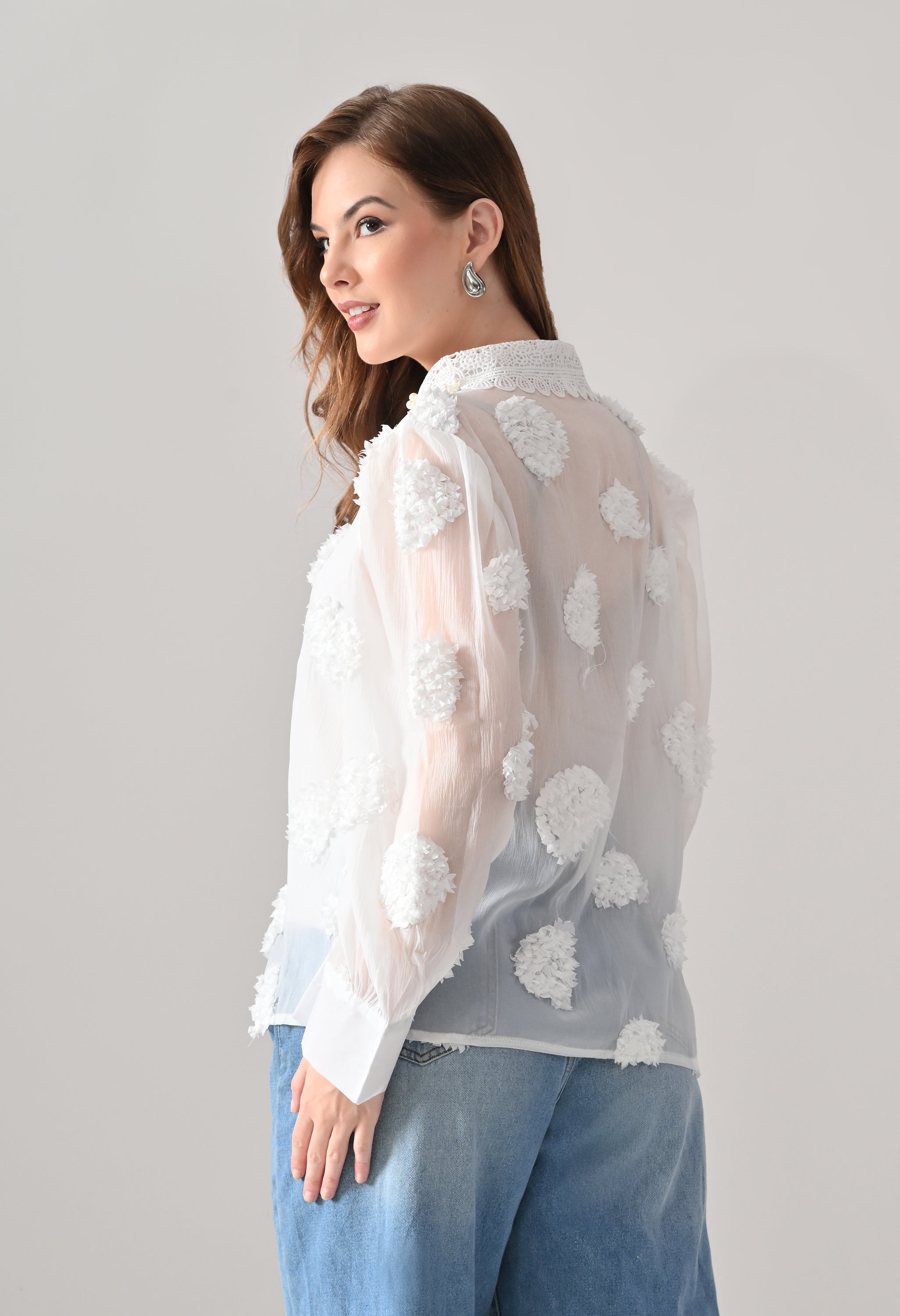 Pearl Embellished Shirt