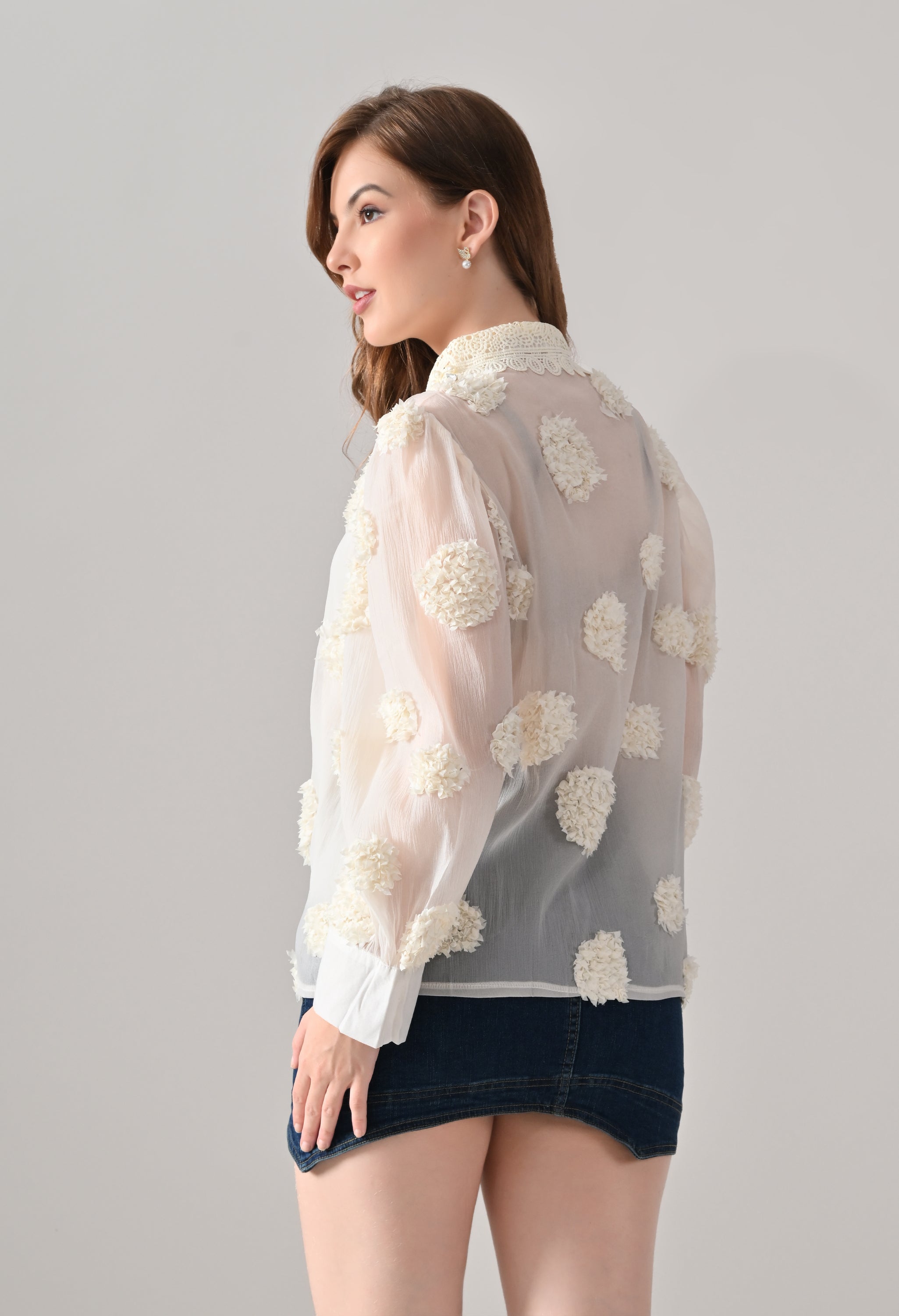 Pearl Embellished Shirt