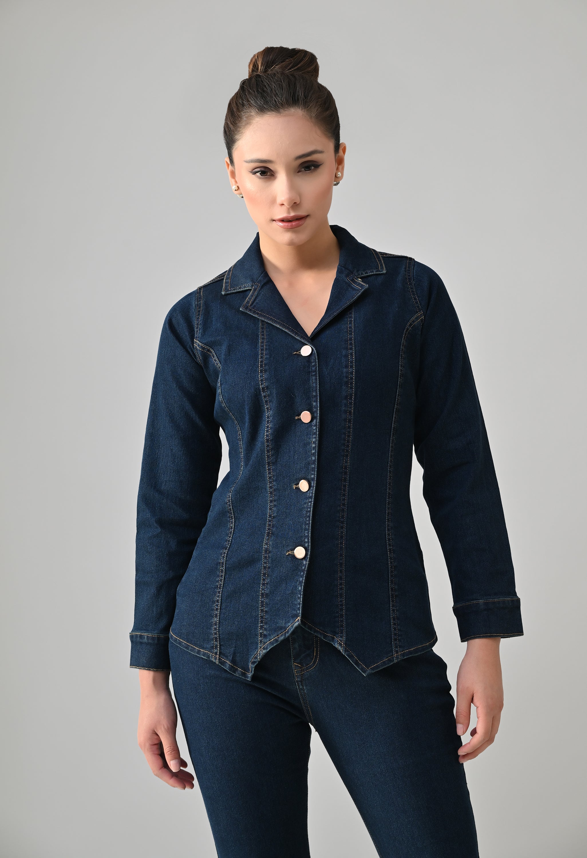 Notch & Flare Denim Set