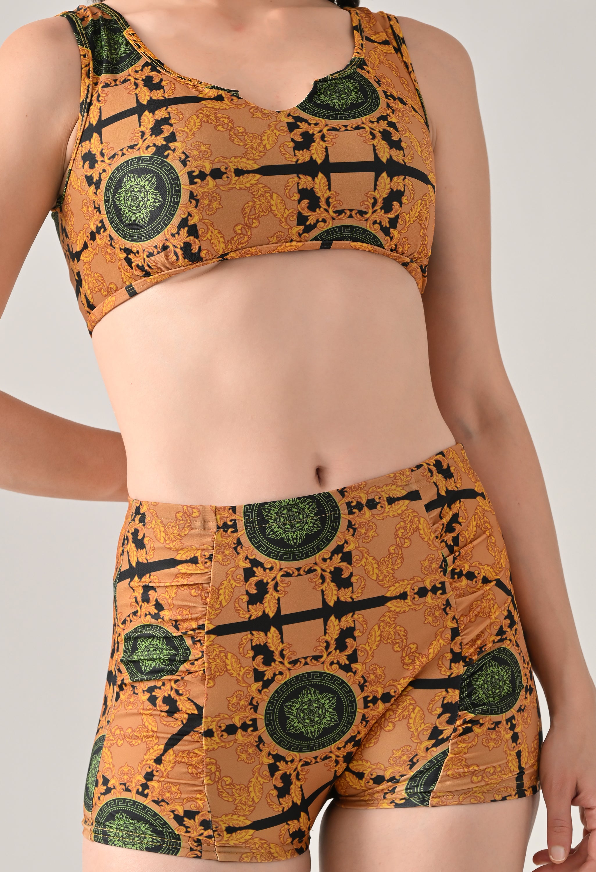 Baroque Two-Piece Swimsuit