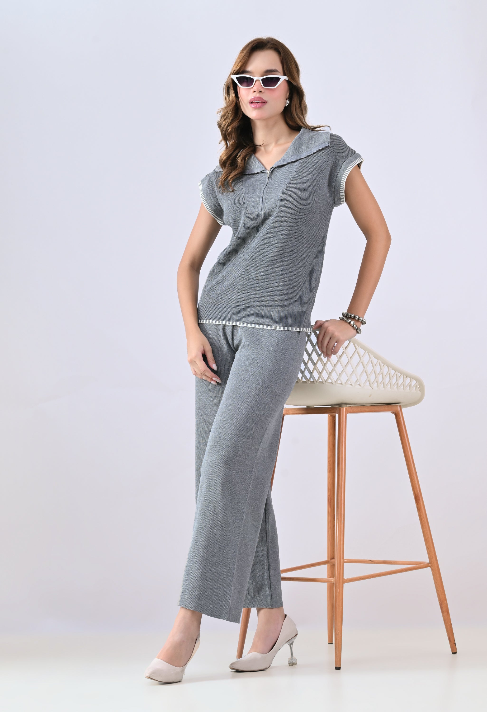 Threadline Knit Two-Piece Set