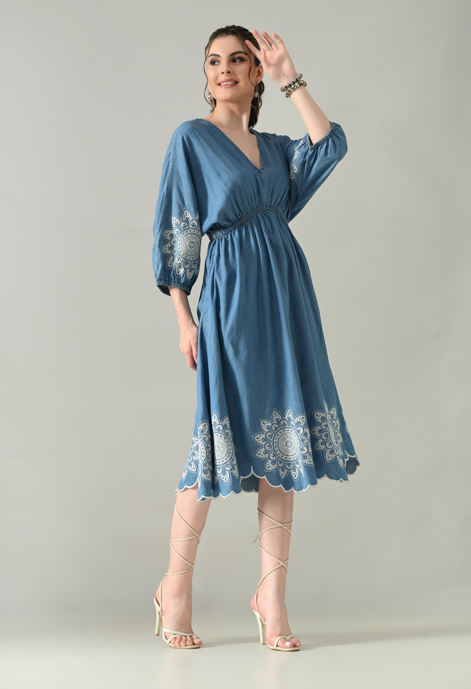 Blue Bloom Dress