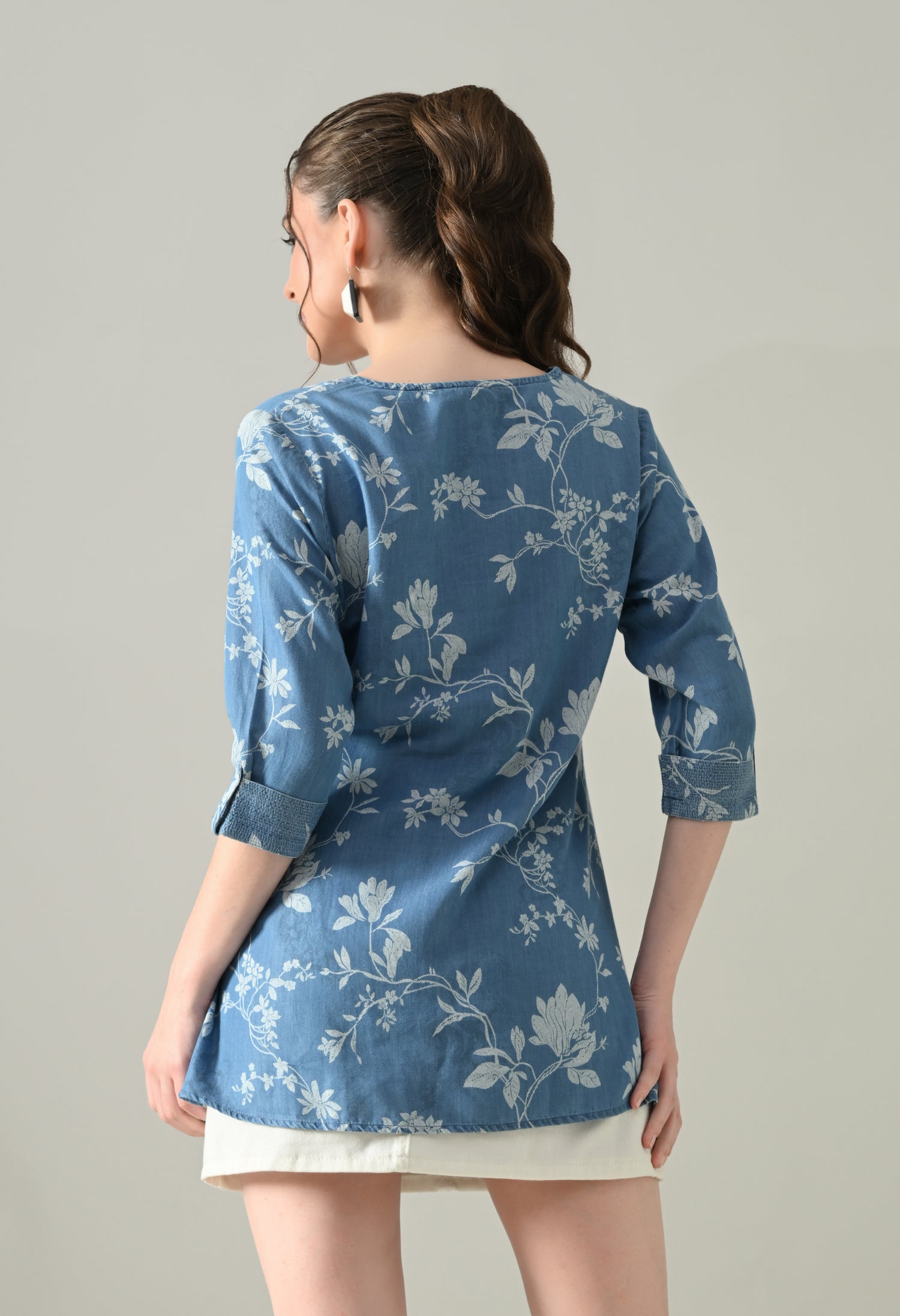 Stitch Bloom Blouse Top