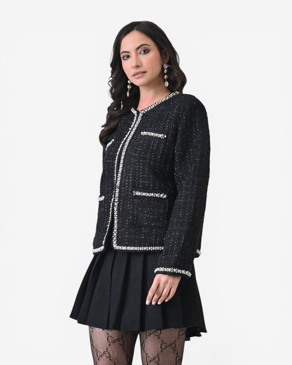 Noir Tweed Jacket