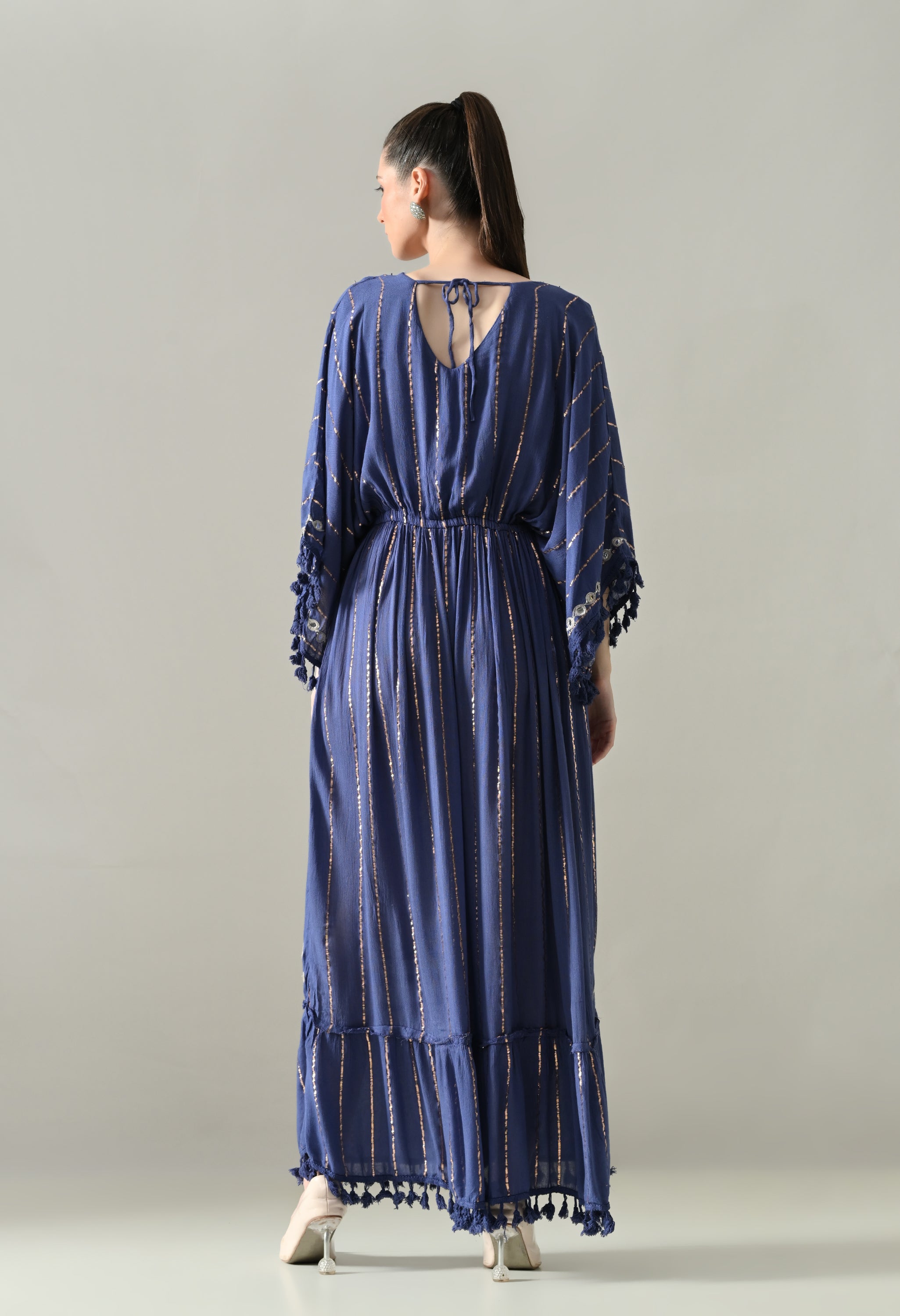 Seafoam Mirage Kaftan Maxi Dress