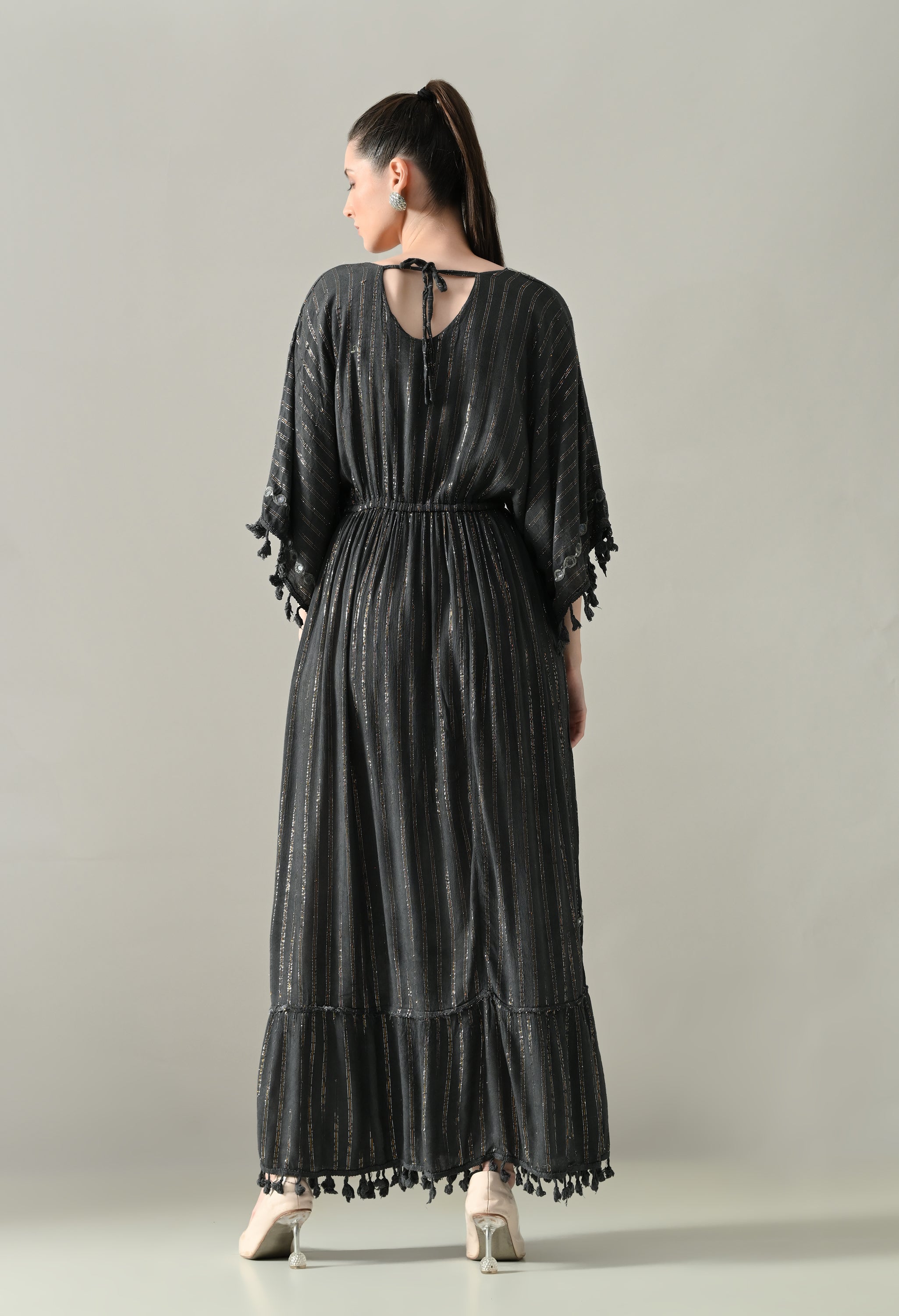 Seafoam Mirage Kaftan Maxi Dress