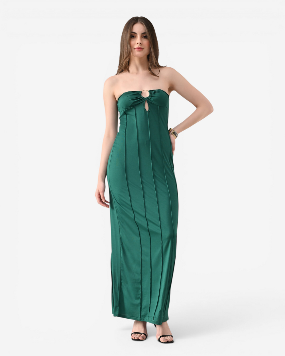 Panelled Bodycon Tube Dress