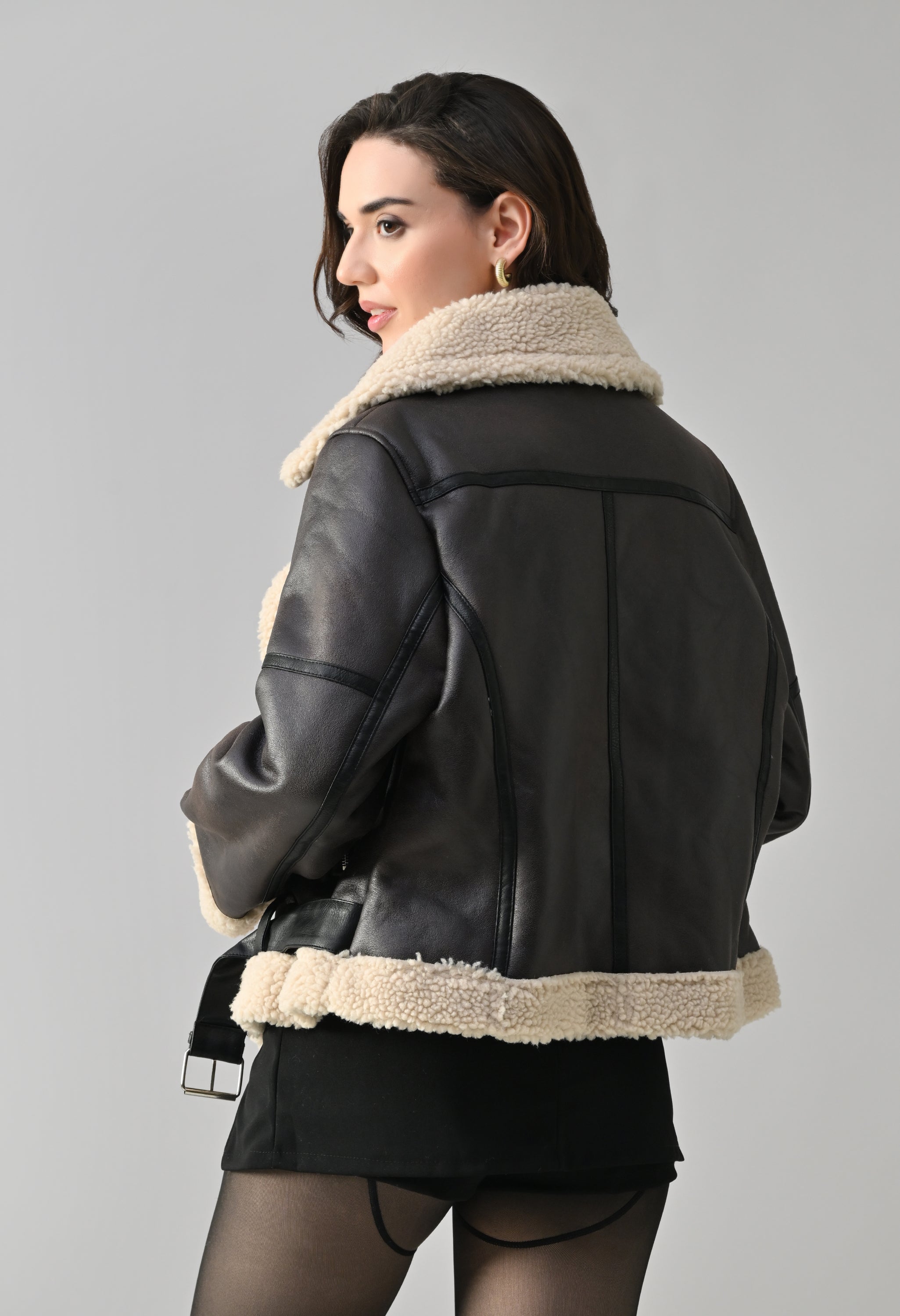 Shearling Leather Jacket