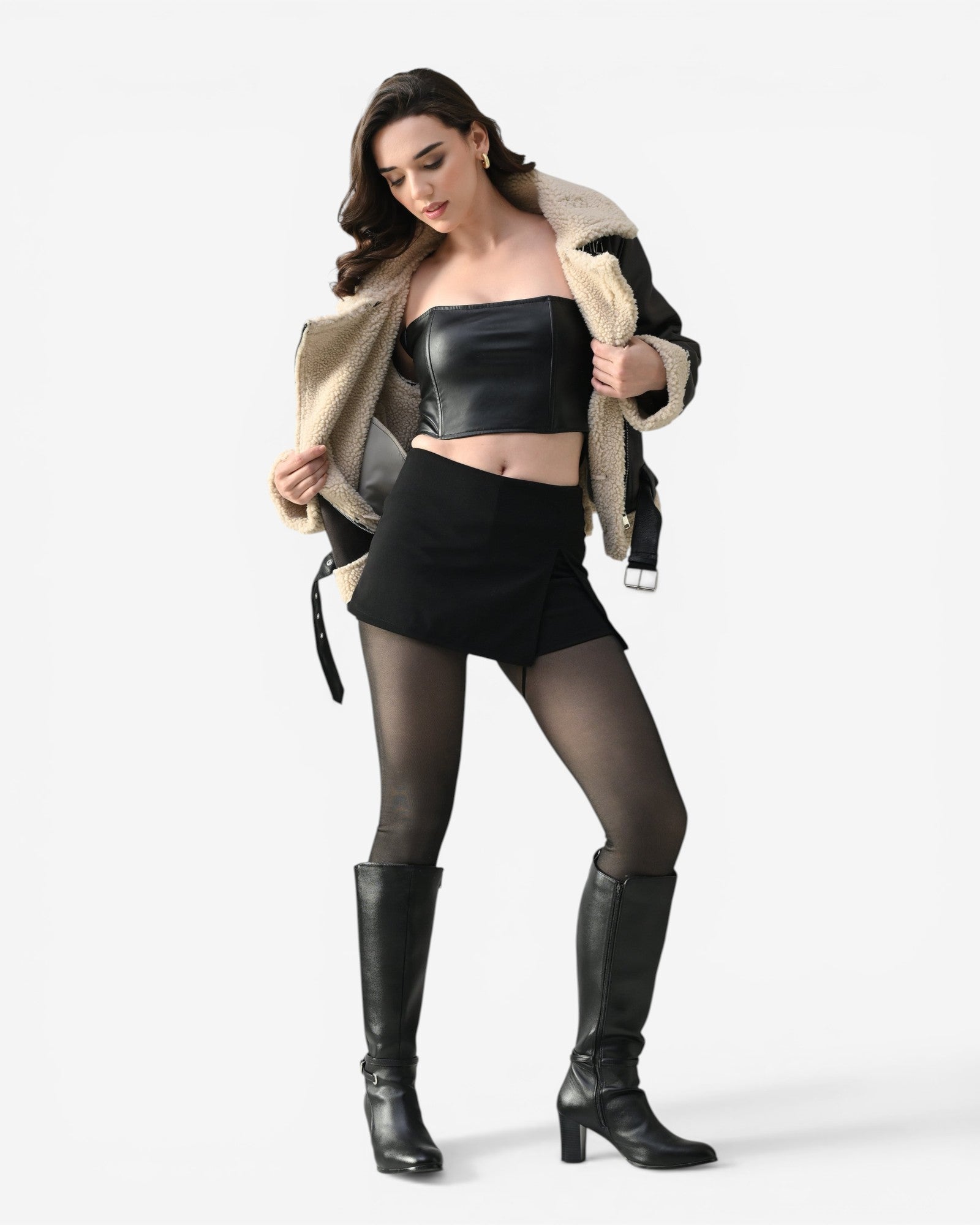 Shearling Leather Jacket