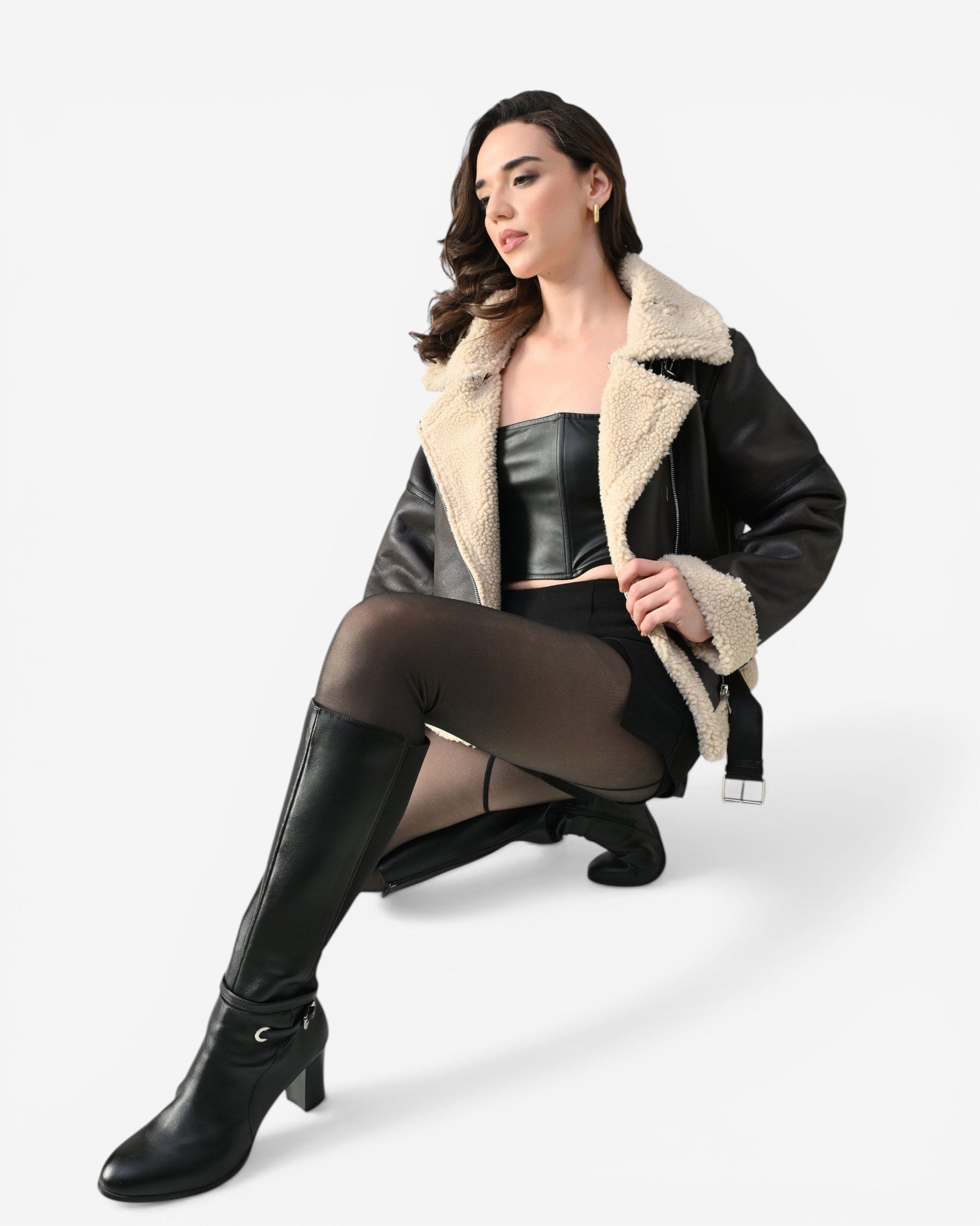 Shearling Leather Jacket