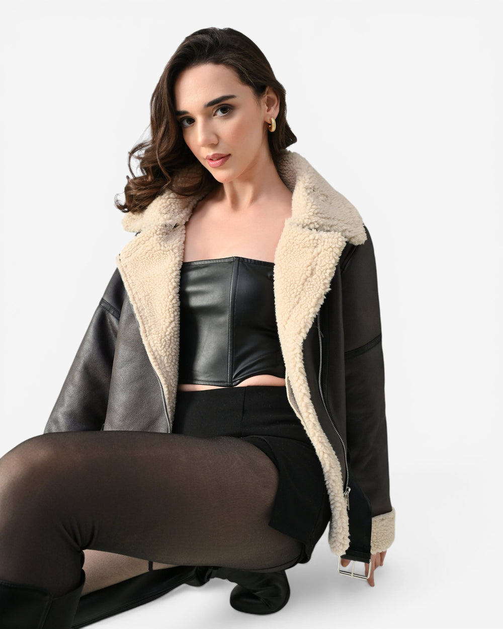 Shearling Leather Jacket