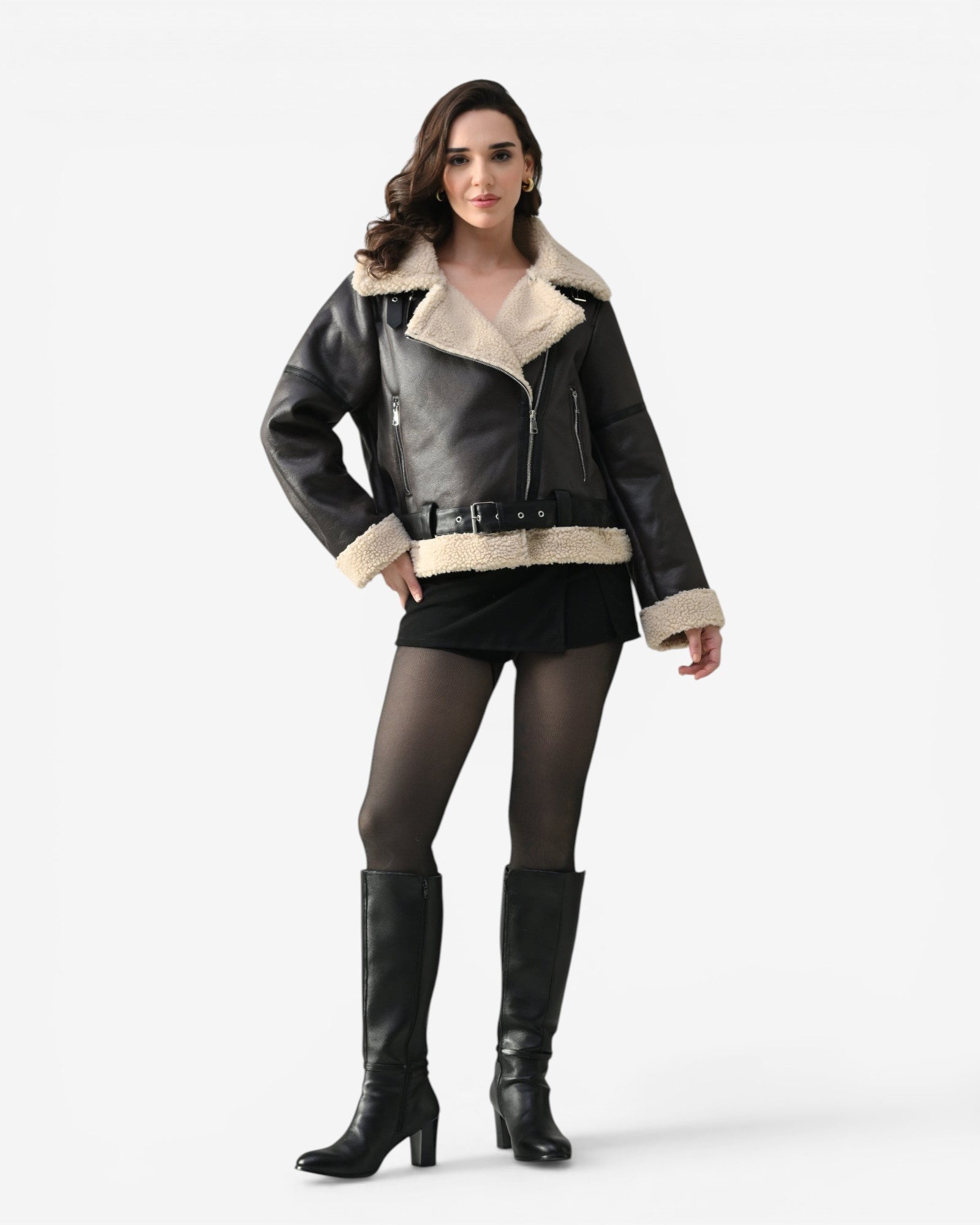 Shearling Leather Jacket