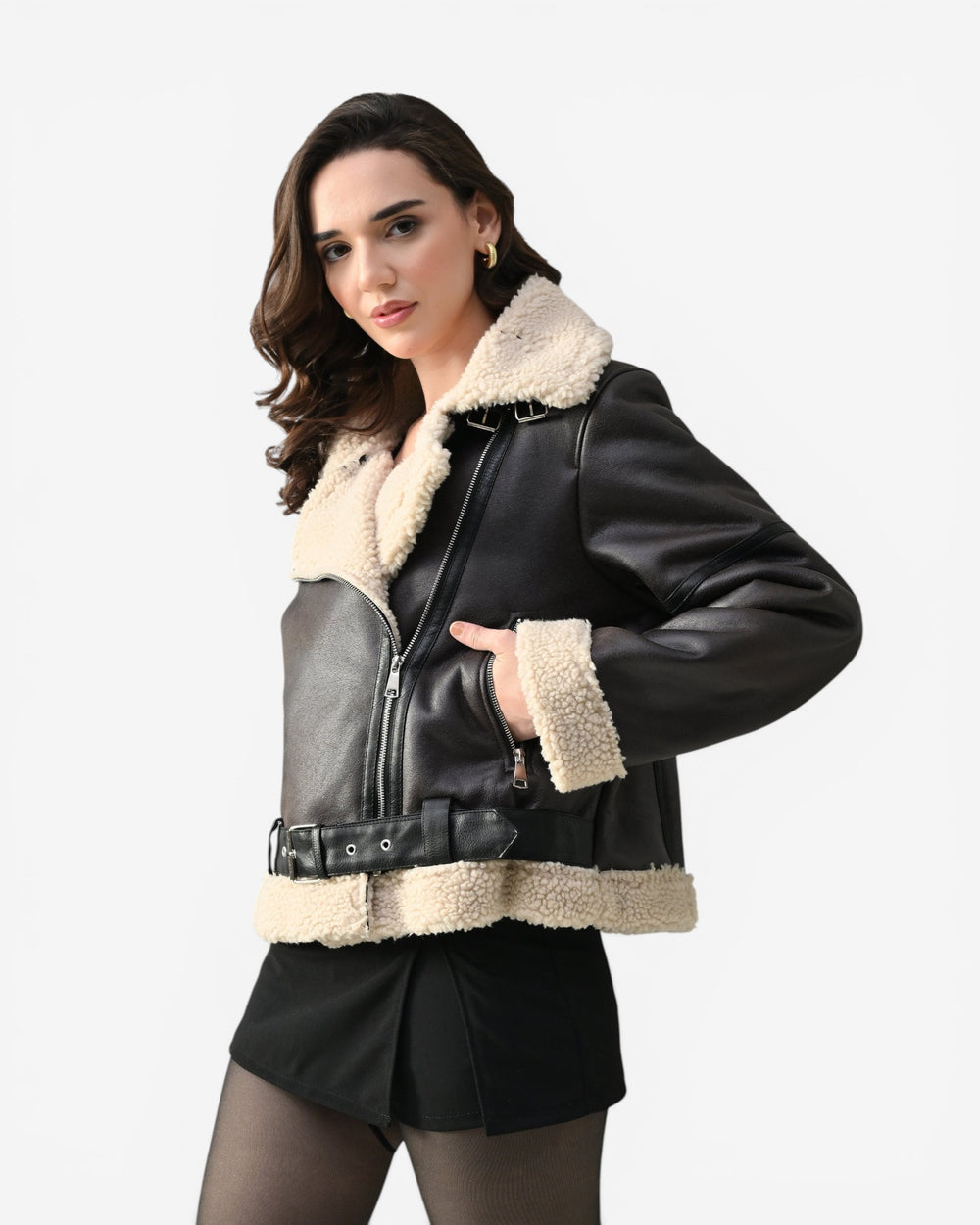 Shearling Leather Jacket