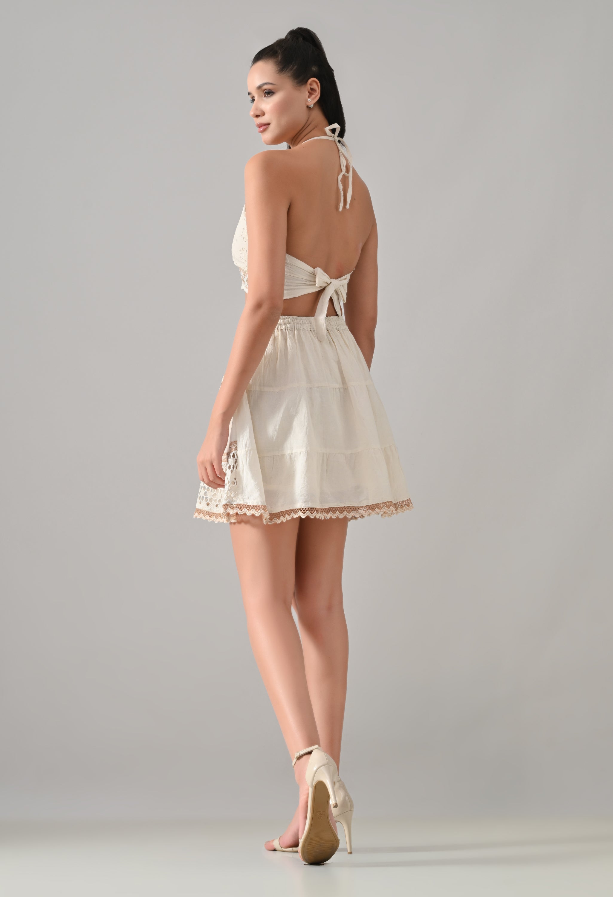 Schiffli Lace Co-ord Set