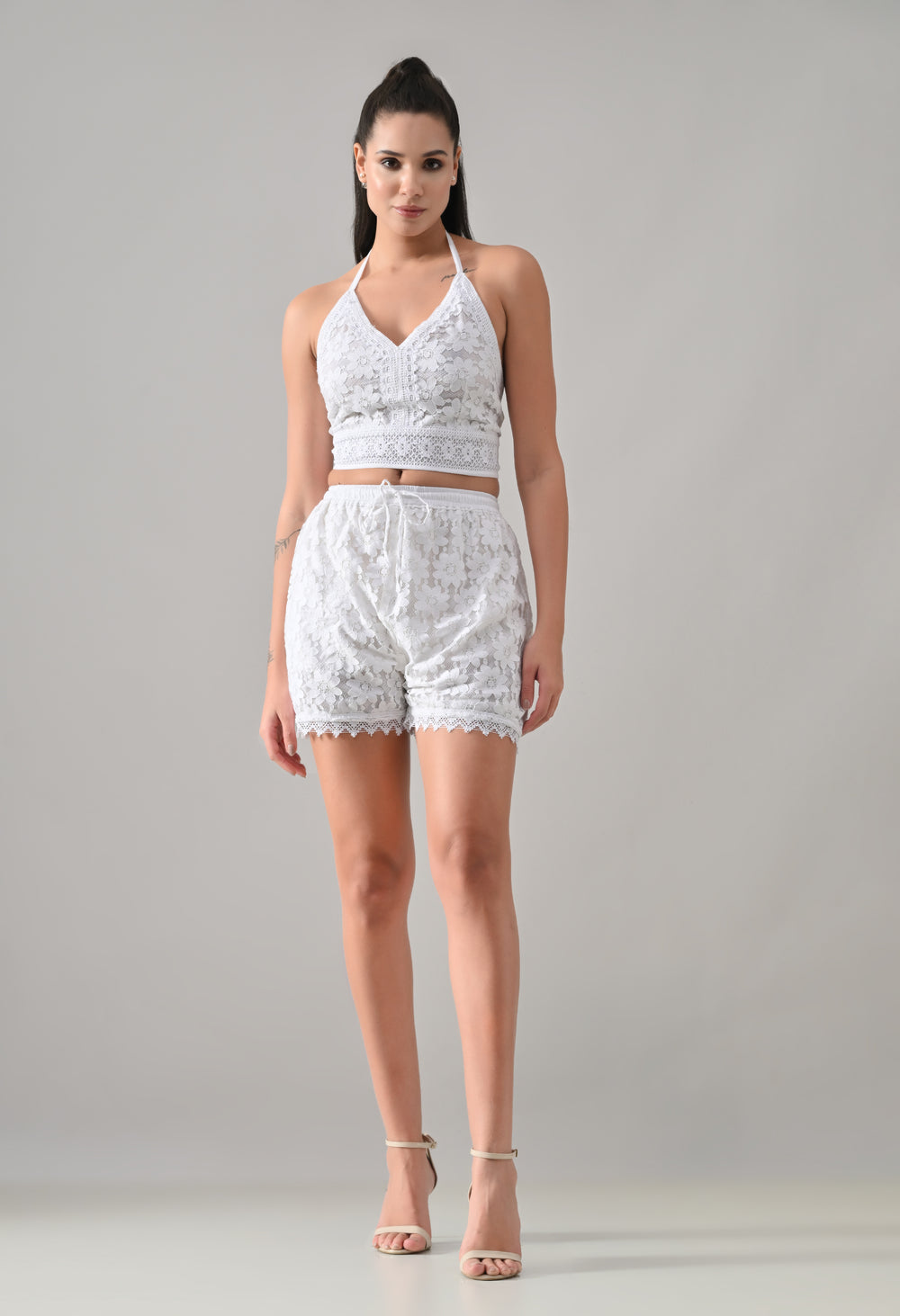Halter Lace Co-ord Set