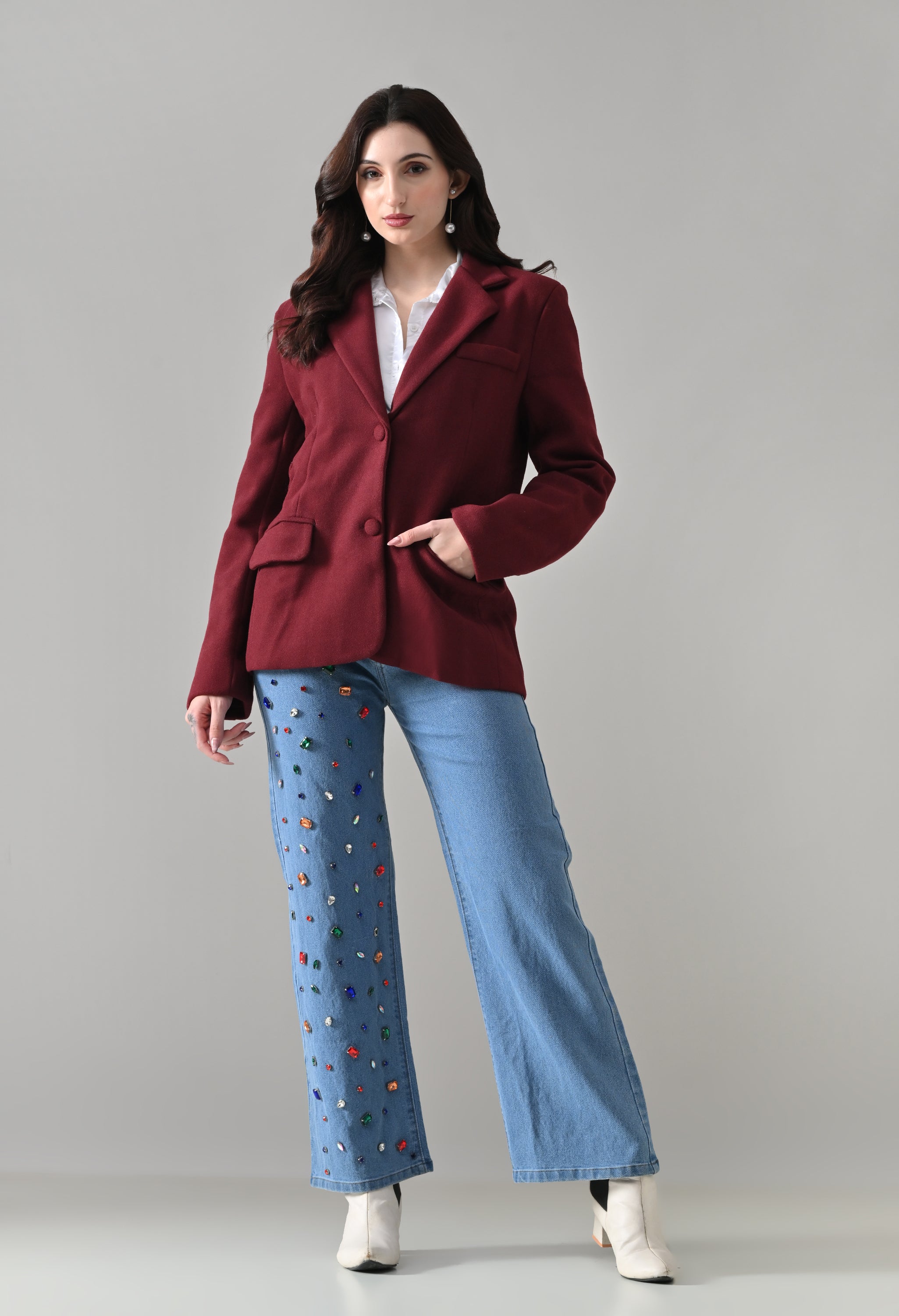 Heritage Blazer With Muffler