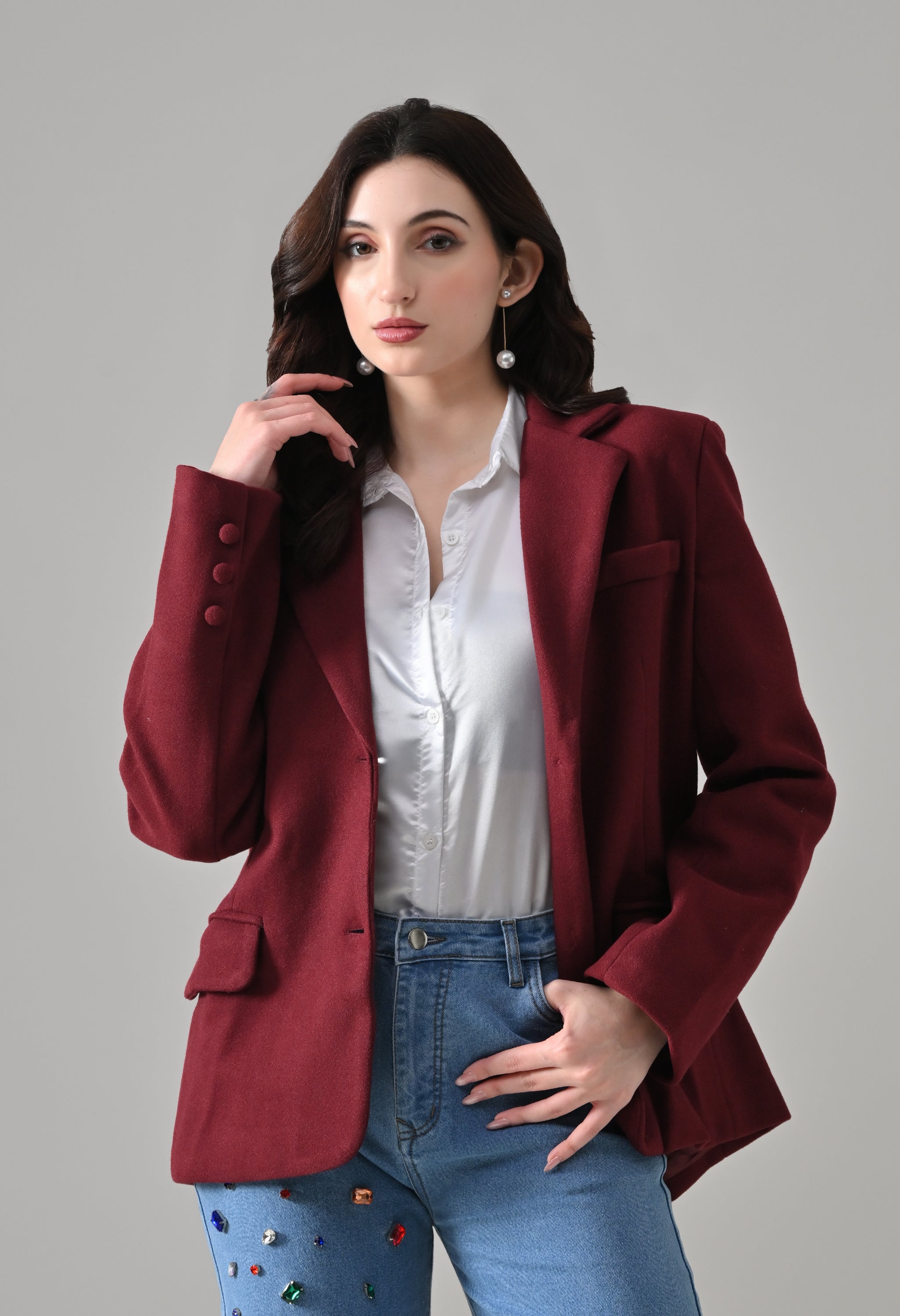 Heritage Blazer With Muffler