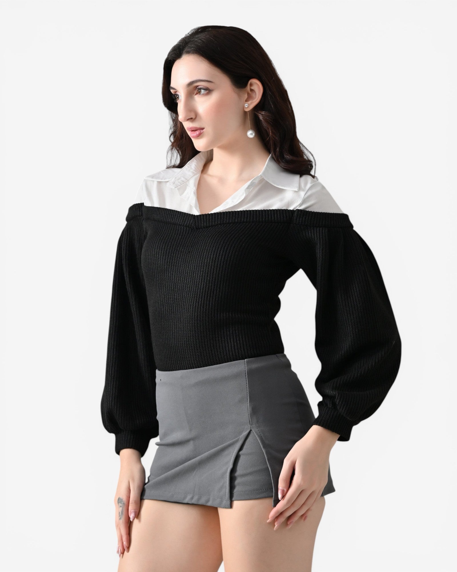 Collar Couture Sweater