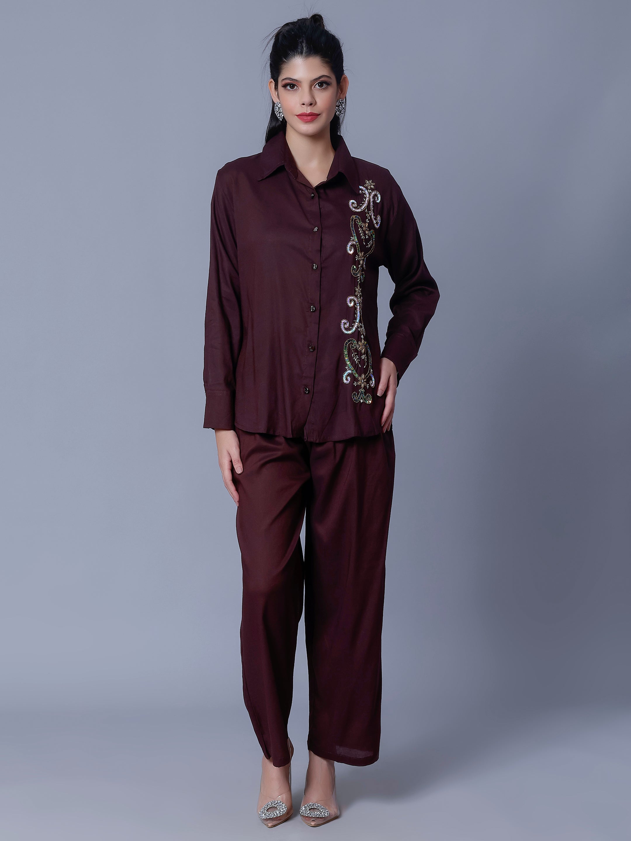 Hand Embroidery Two-Piece Set