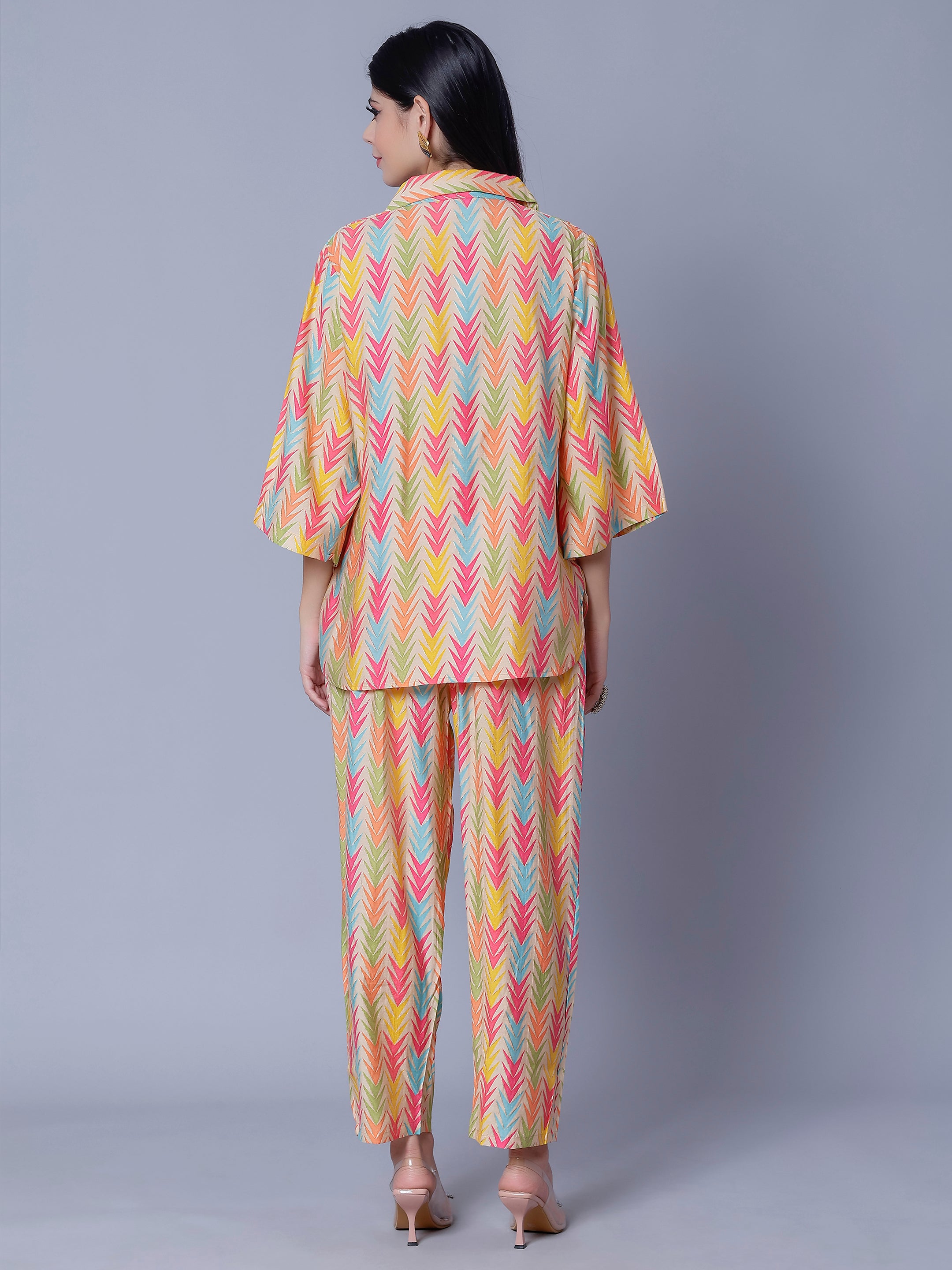 Multicolor Two-Piece Set