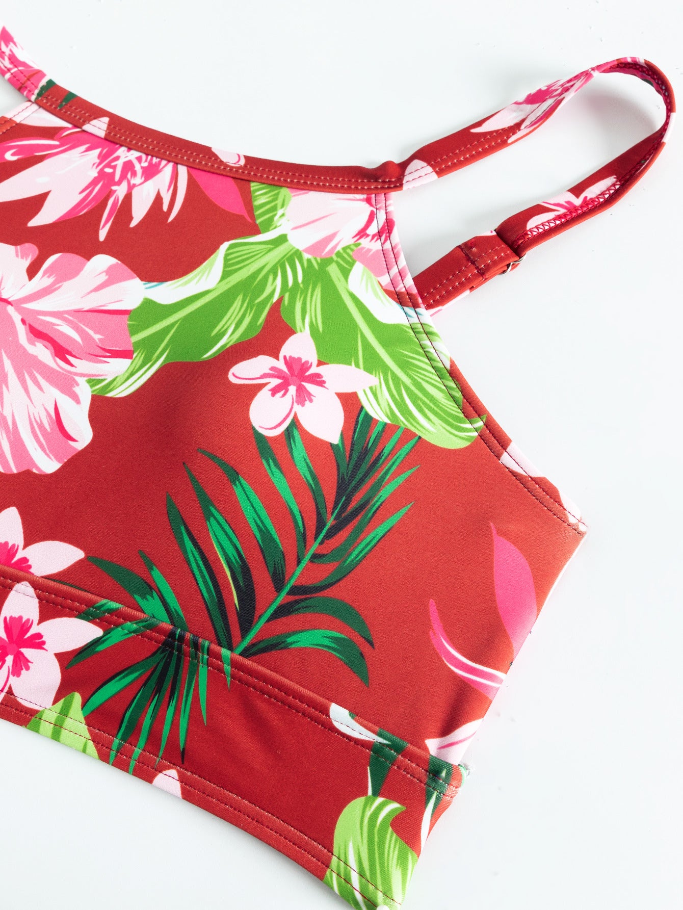 Floral Printed Three Piece Swimwear