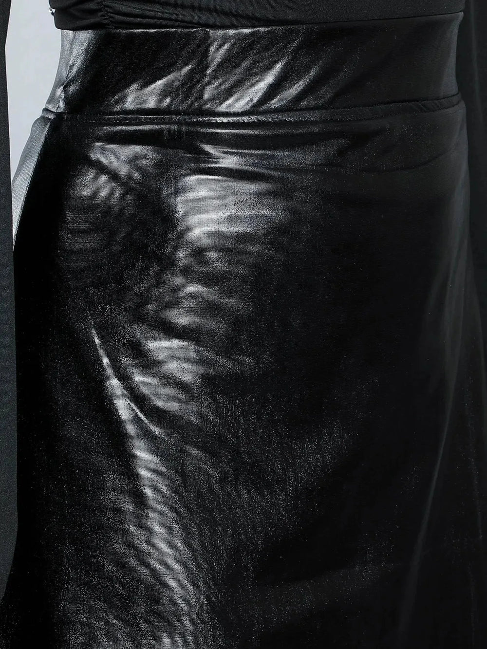 Metallic Short Skirt