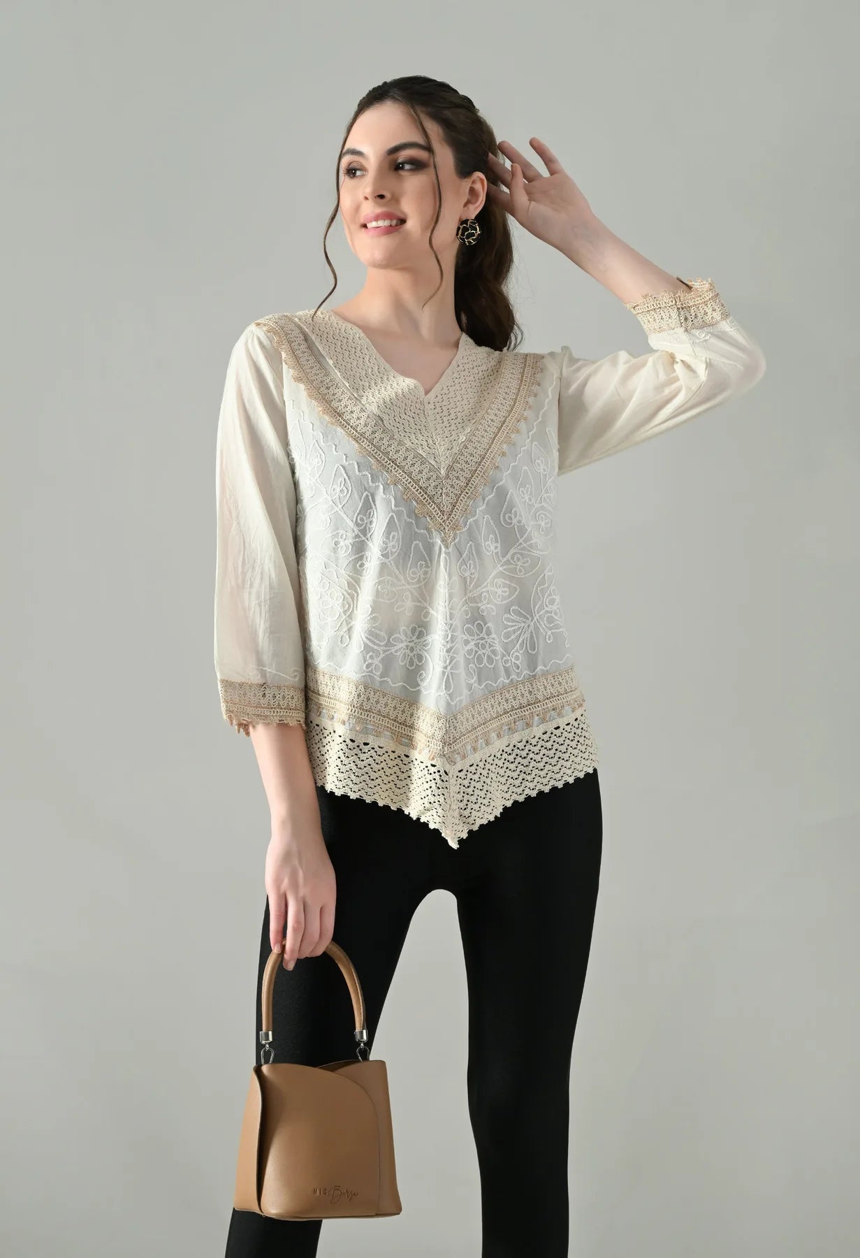 Flora Grace Embroidered Top