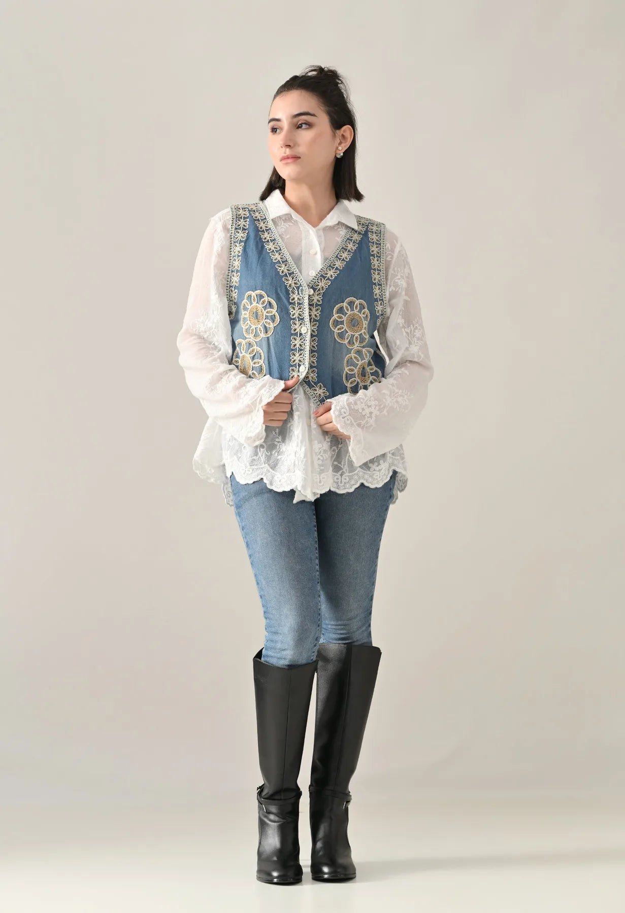 Luxe Duo Shirt Vest Set